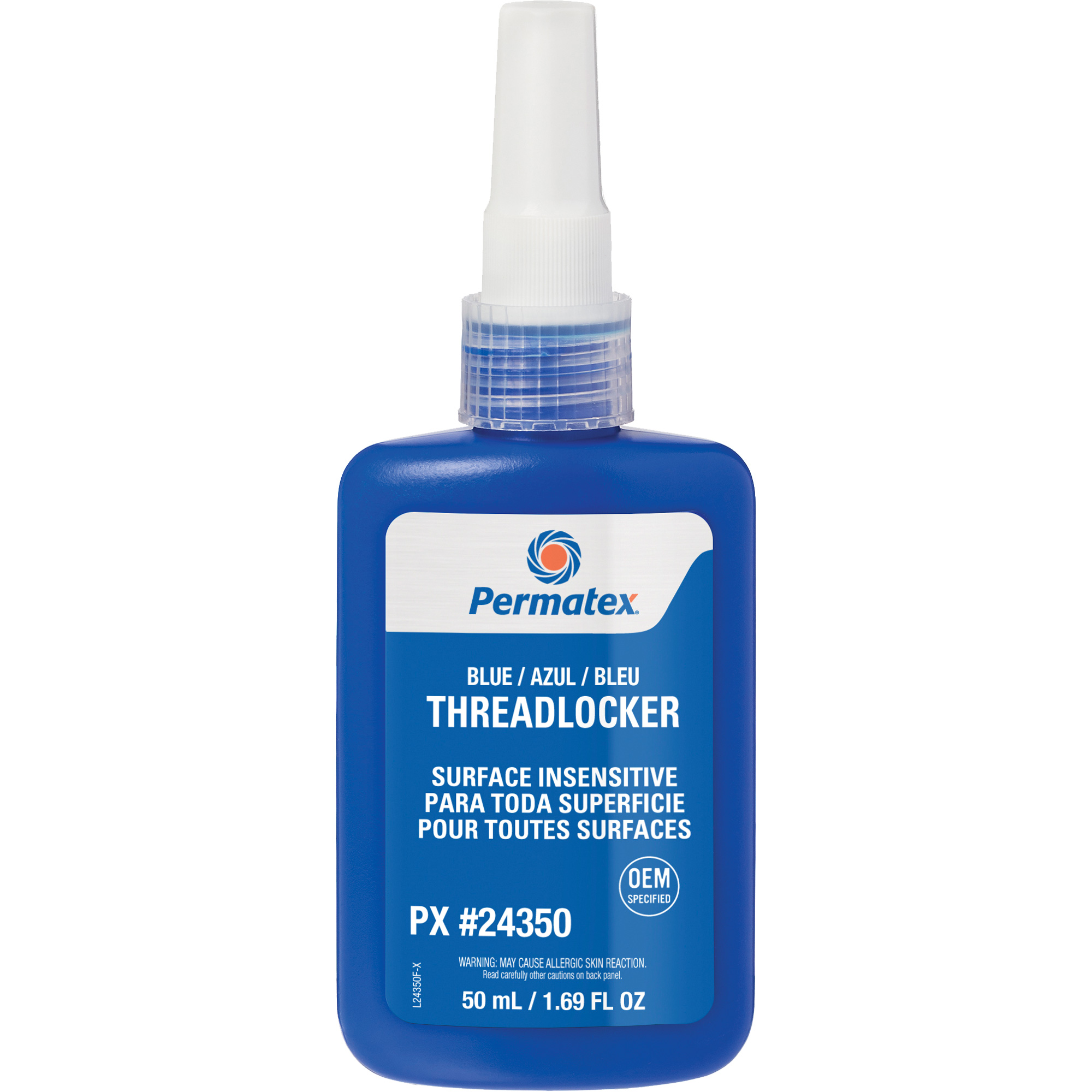 Adhésif frein-filet pour toute surface, Bleu, Élevé, 50 ml, Bouteille