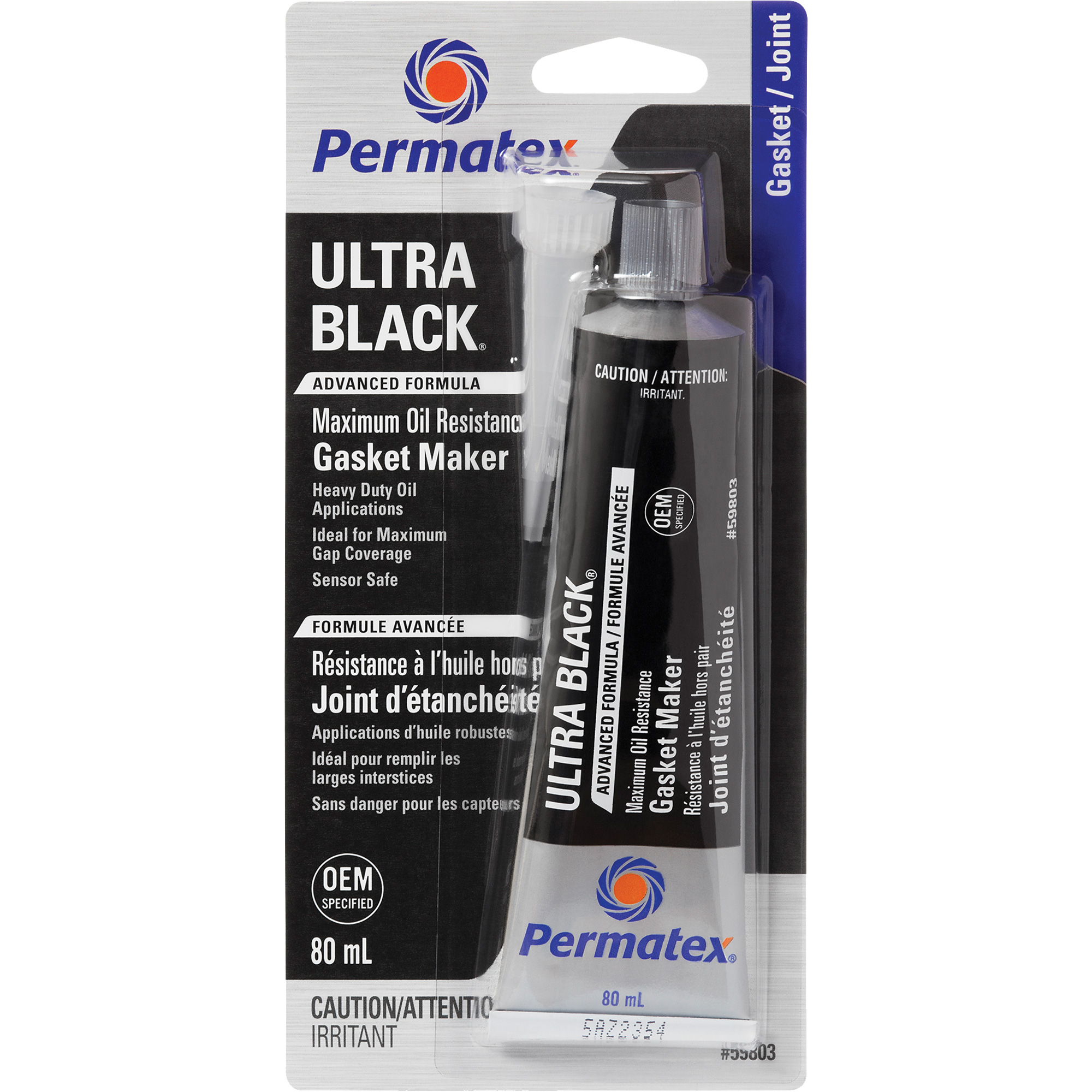 Composé à joints Ultra BlackMD, Tube, Noir