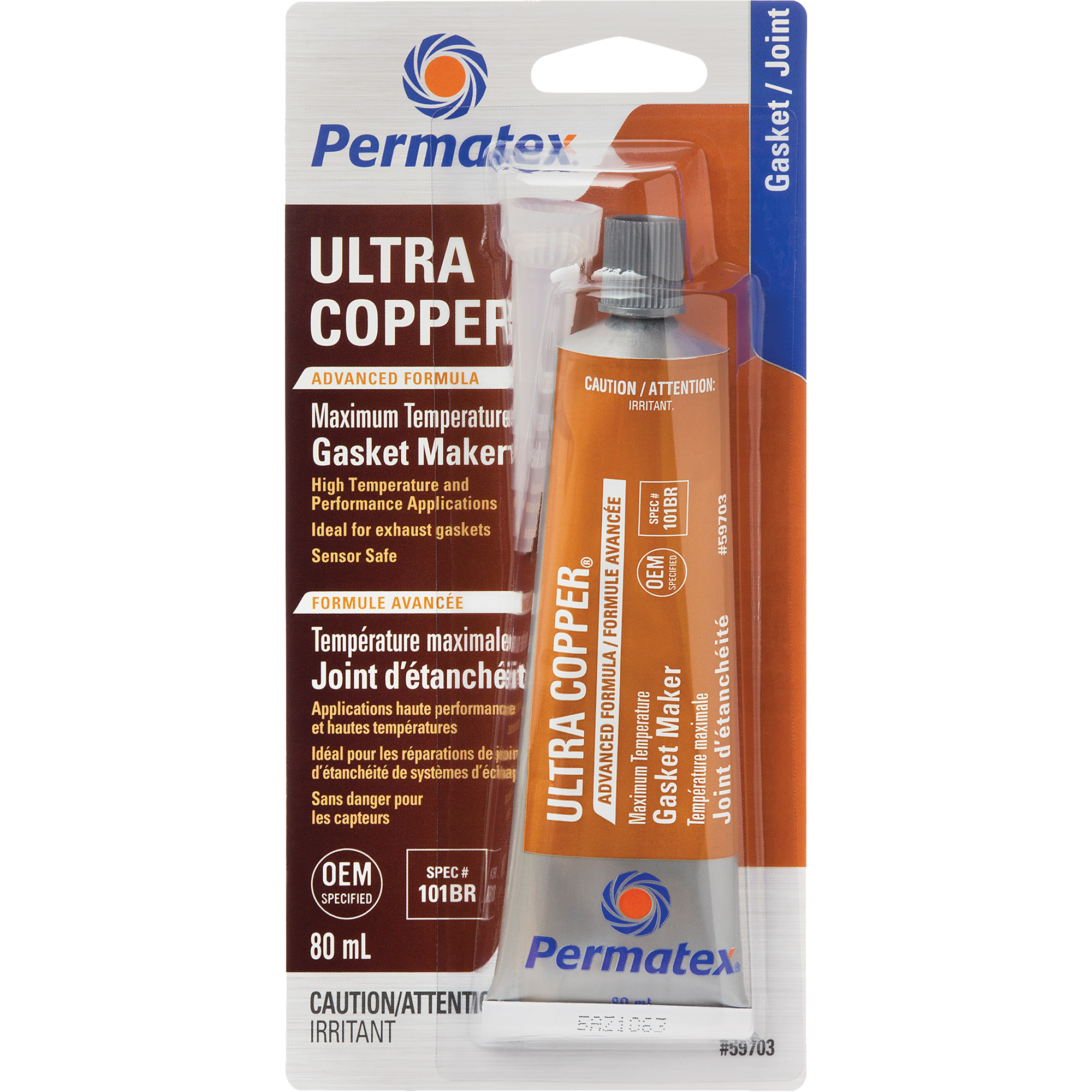 Composé à joints Ultra CopperMD, 80 ml, Tube, Cuivre