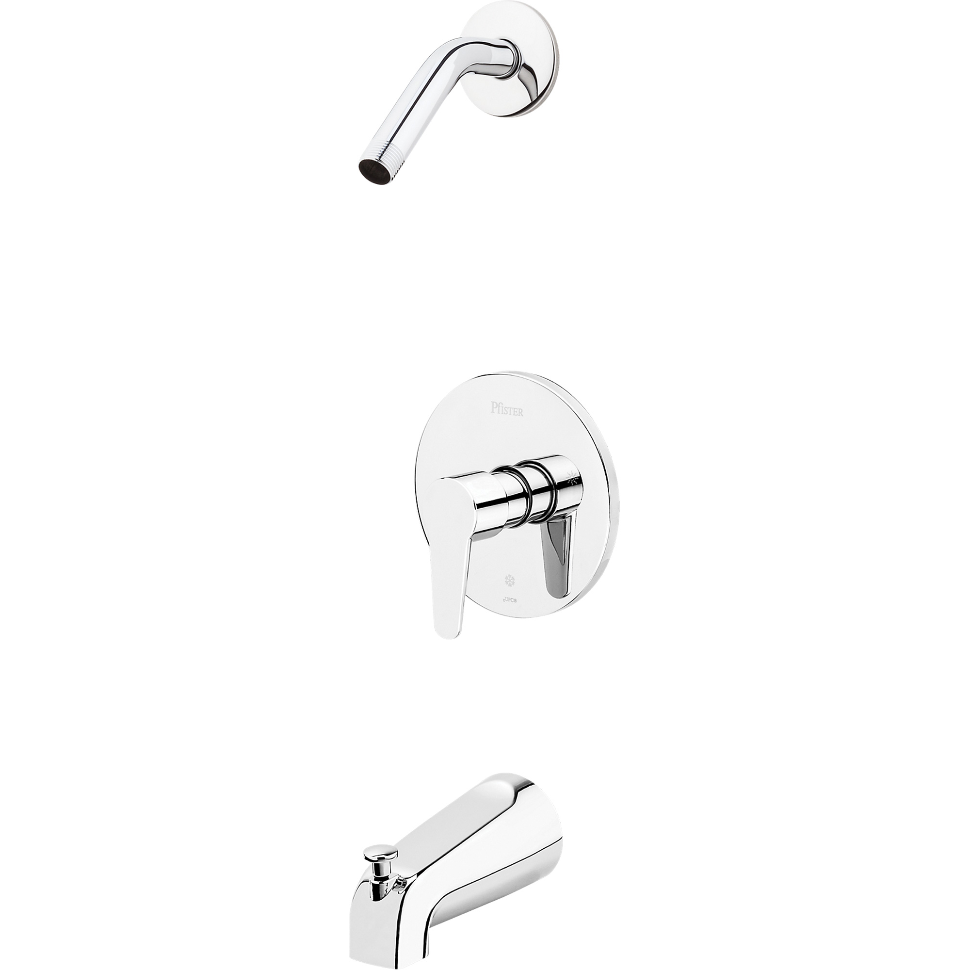 Garniture de baignoire et douche série Pfirst