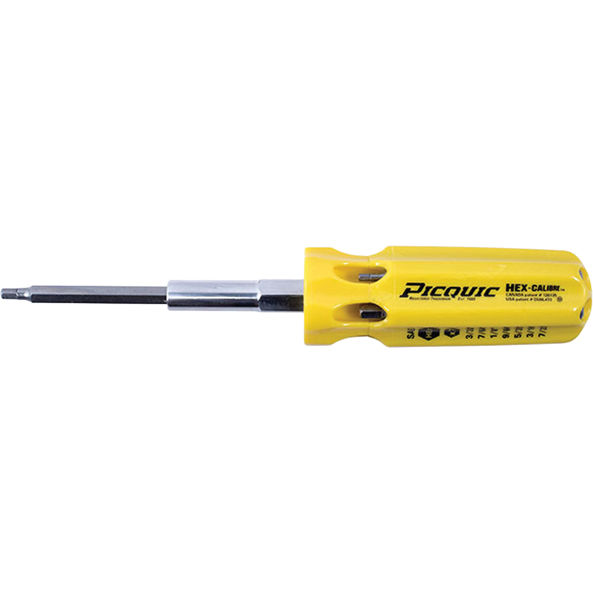 Tournevis multi-embouts SAE Hex-CalibreMC, Prise Plastique