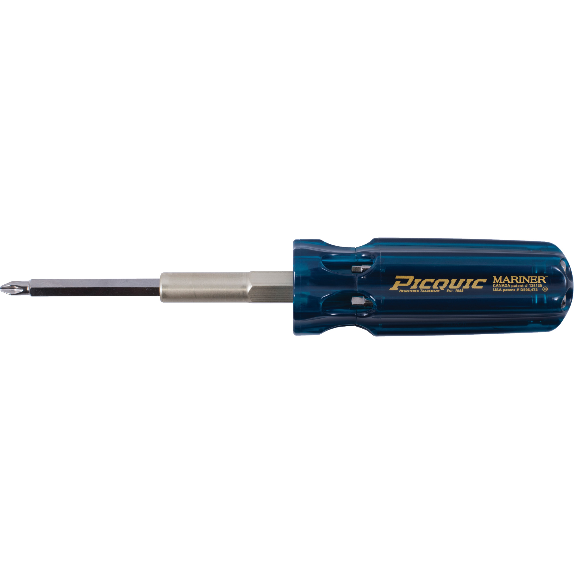 Tournevis multimèche The Mariner, 6" lo, Prise Plastique