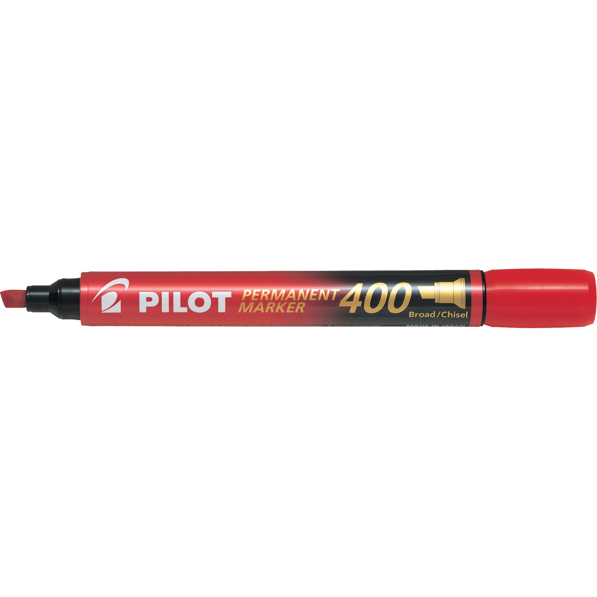Marqueur permanent 400, Ciseau, Rouge