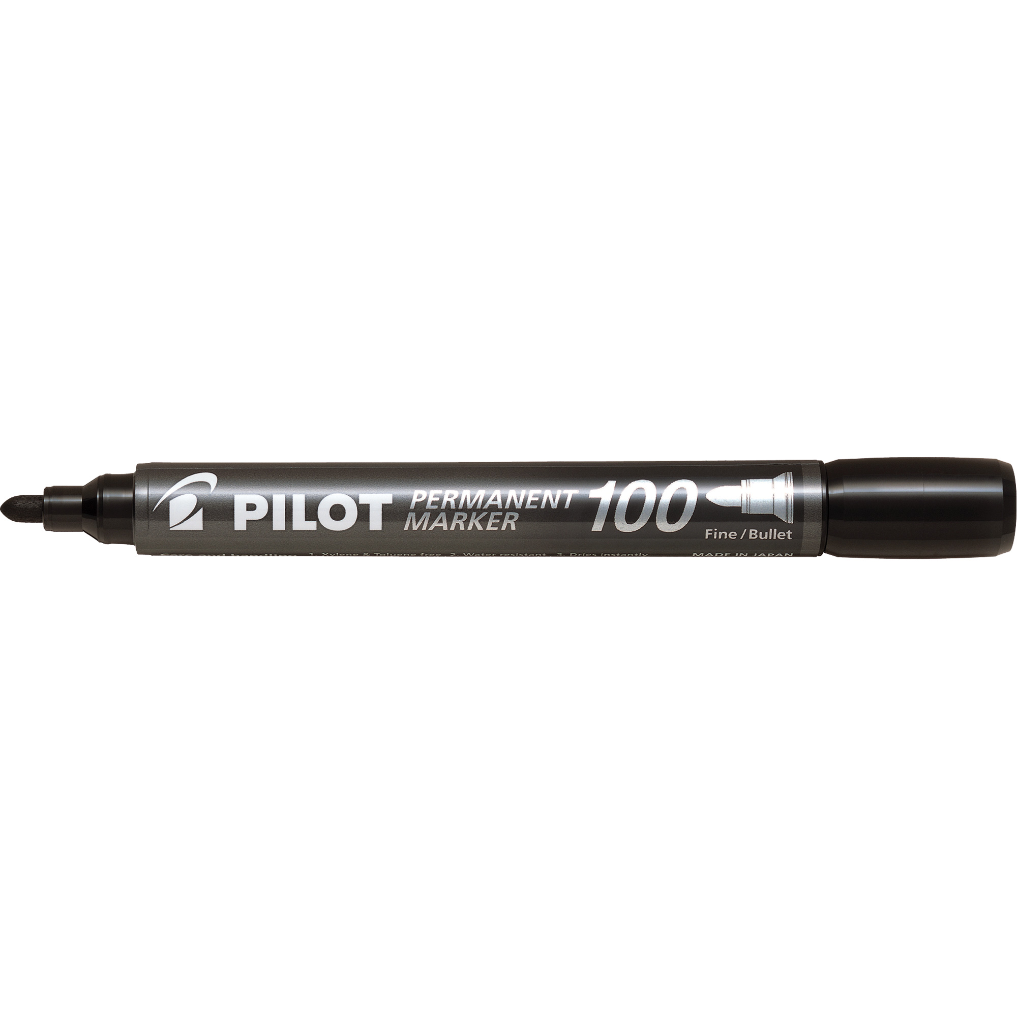 Marqueur permanent Pilot 100, Ronde, Noir