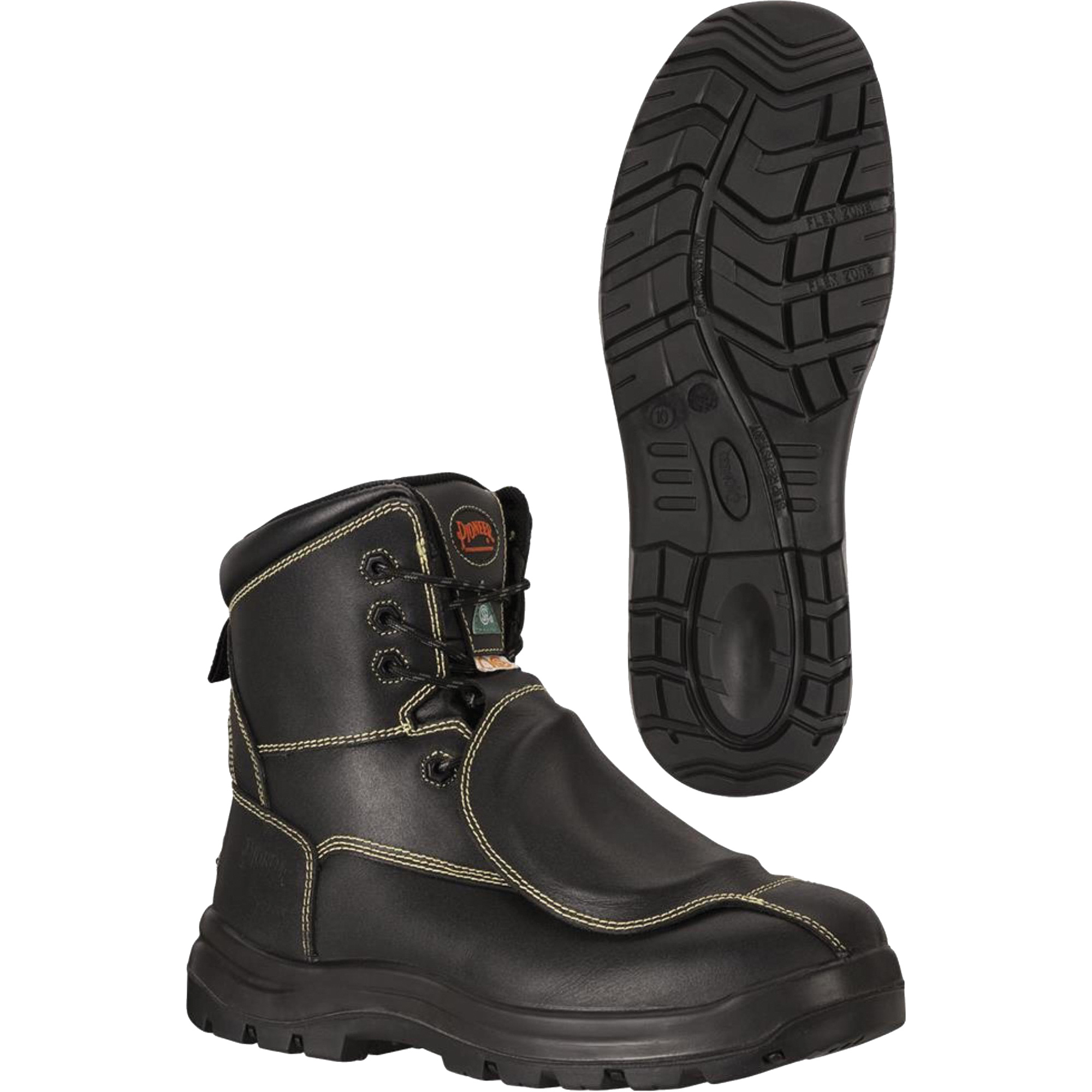 1060 Bottes de sécurité avec protection métatarsienne, Cuir, Taille 7