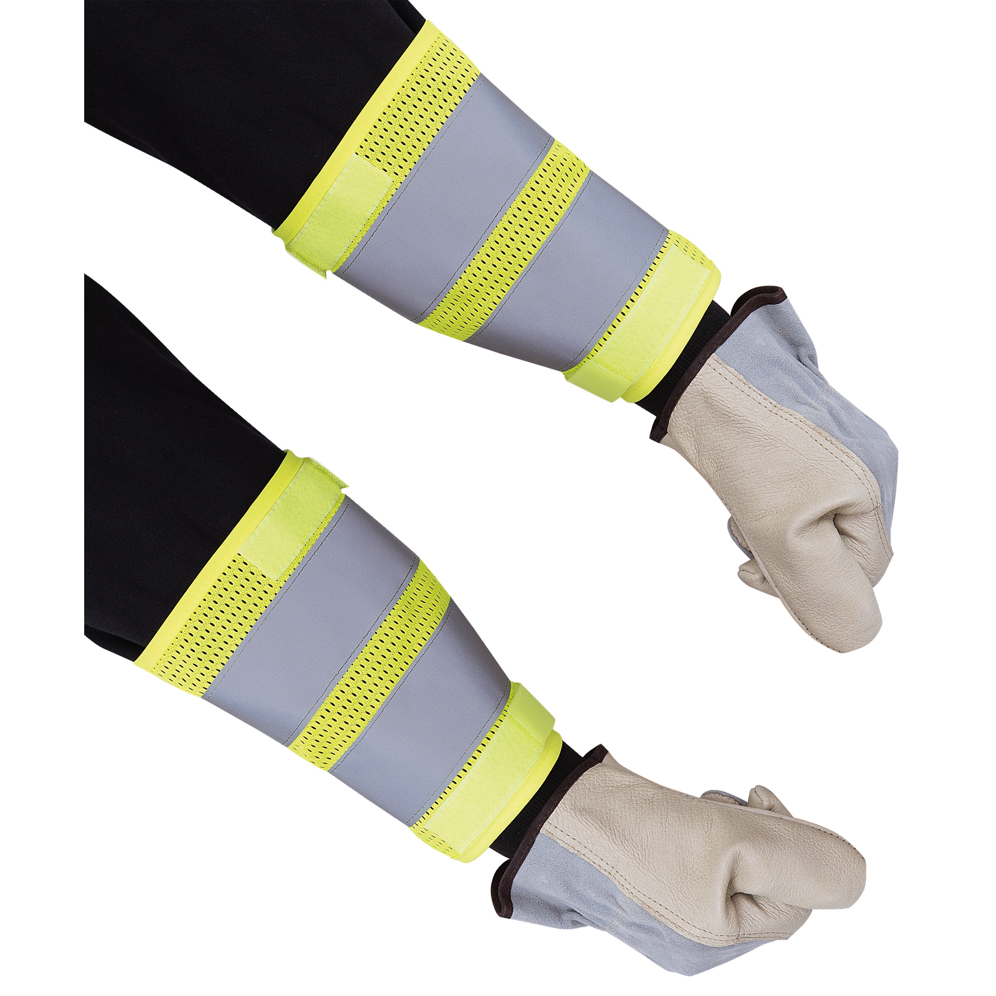 164A Manchette pour la circulation jaune haute visibilité de 8"