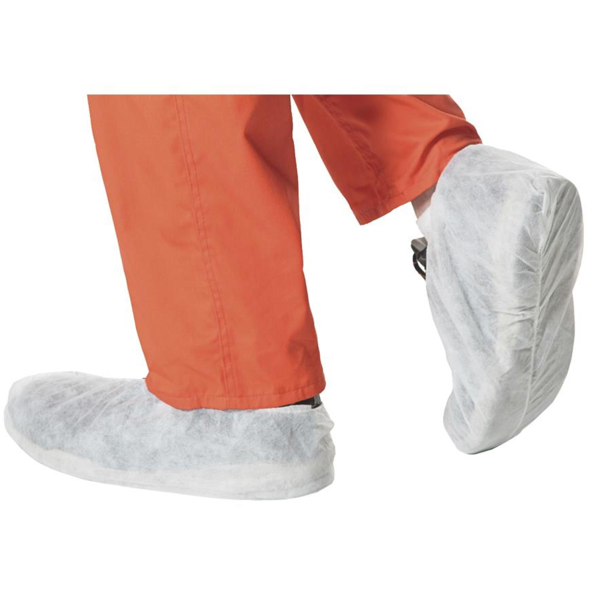 2022 Couvre-chaussures jetables, Taille unique, Polypropylène, Blanc