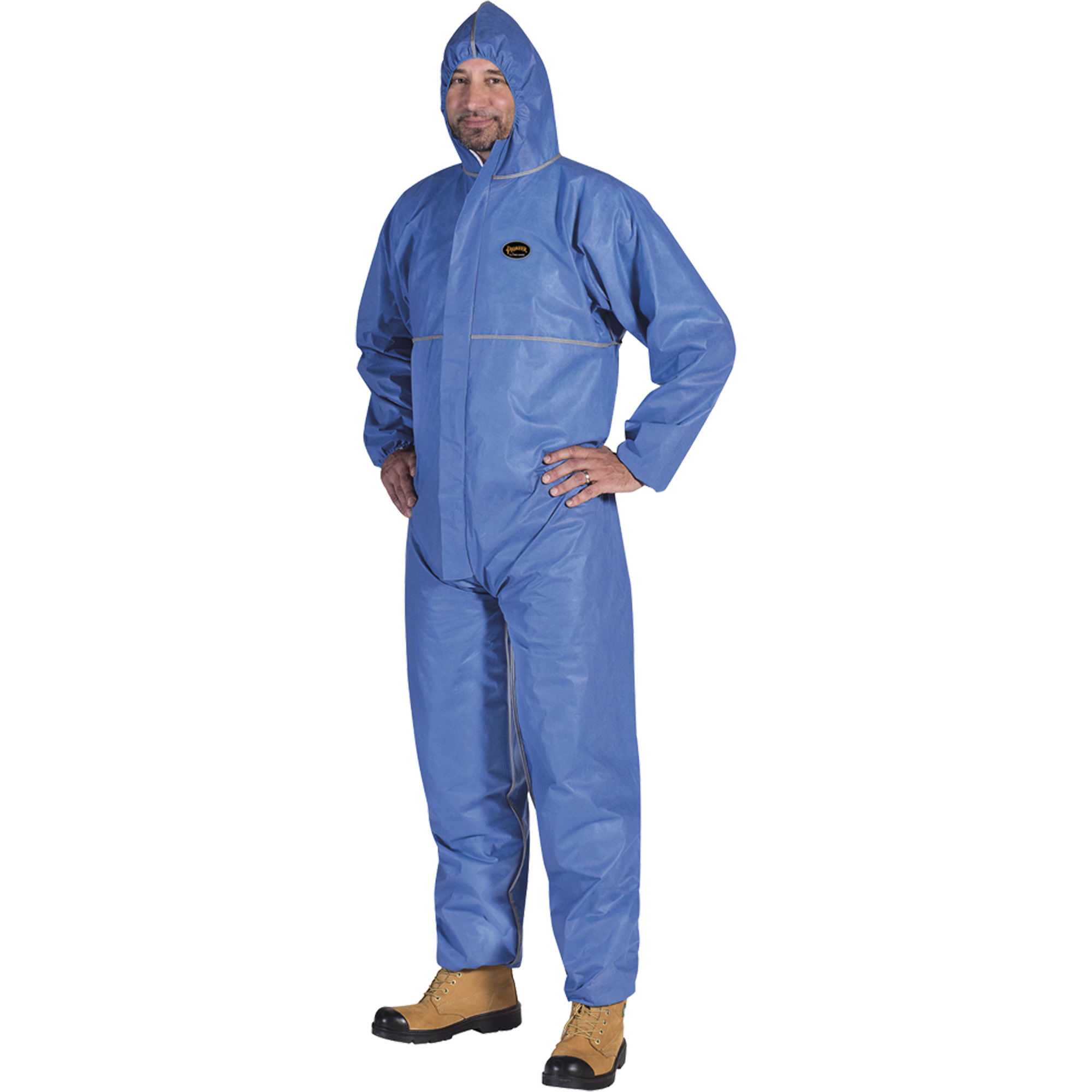 2075 Combinaisons jetables ignifuges SMS, Taille Grand, Bleu