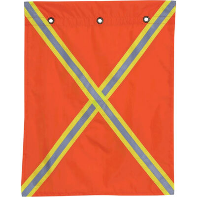 353 Drapeau avec bande réfléchissante, Polyester