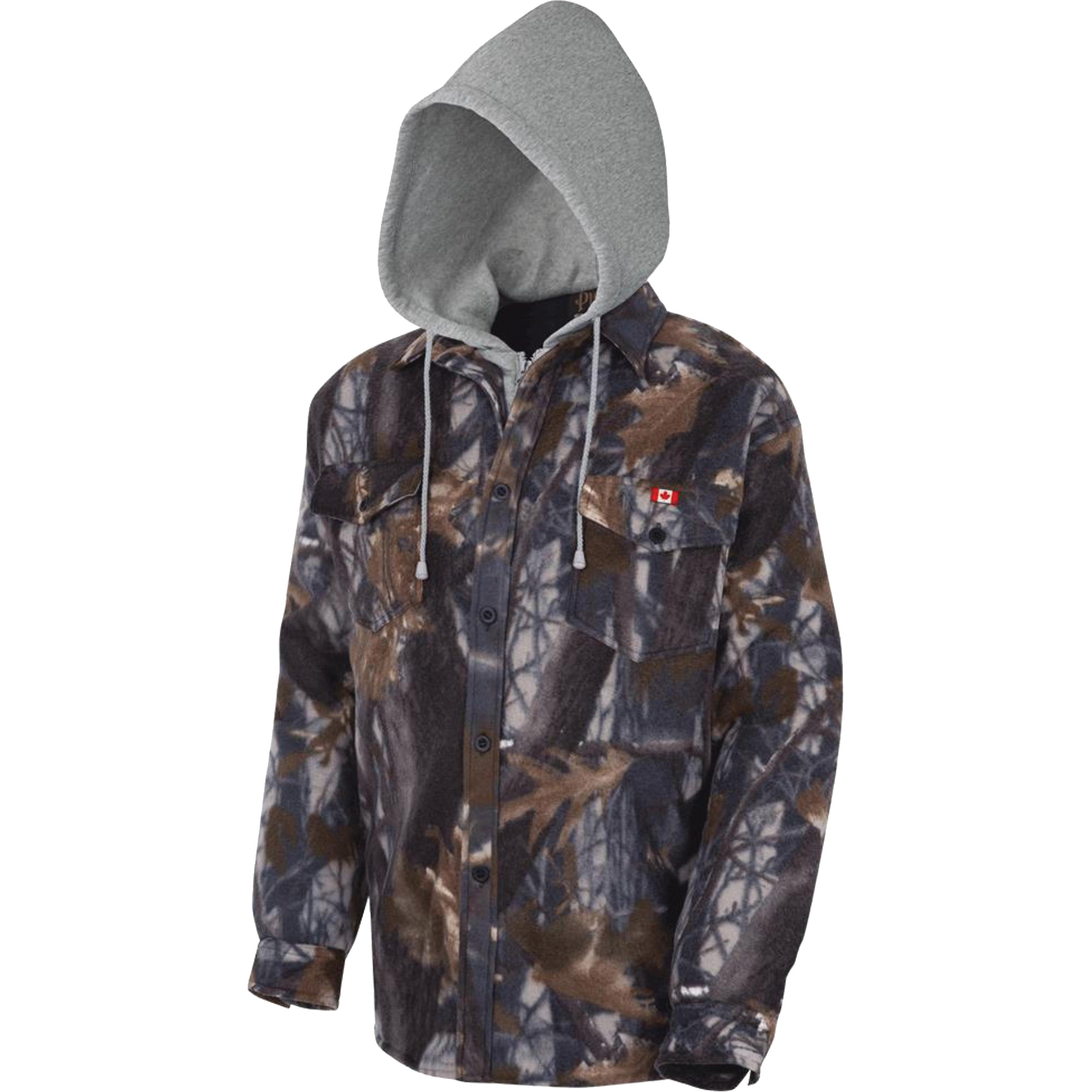 415CM Chemise à capuche matelassée, Hommes, 3T-Grand, Multicolore
