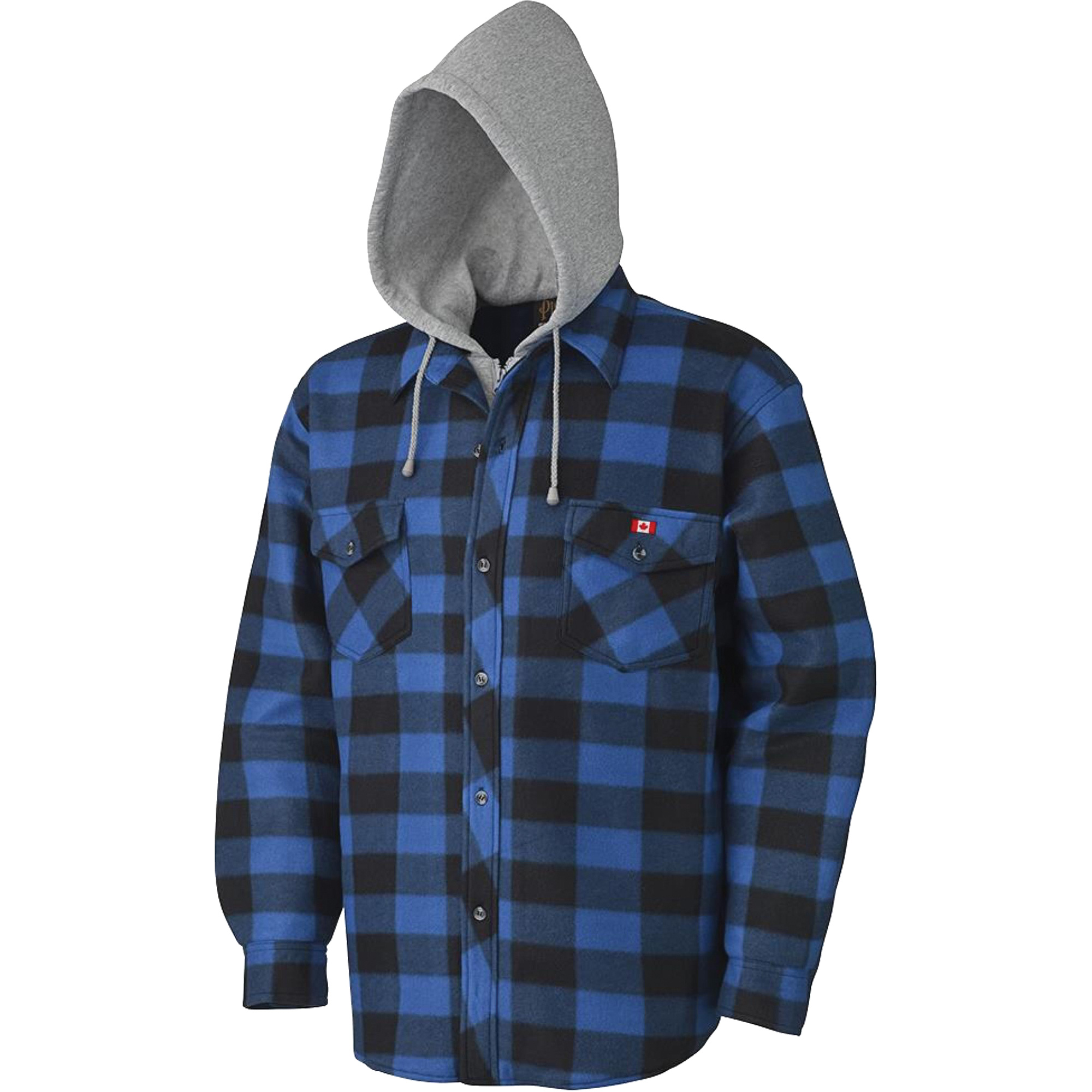 415SS Chemise à capuche matelassée, Hommes, 3T-Grand, Multicolore