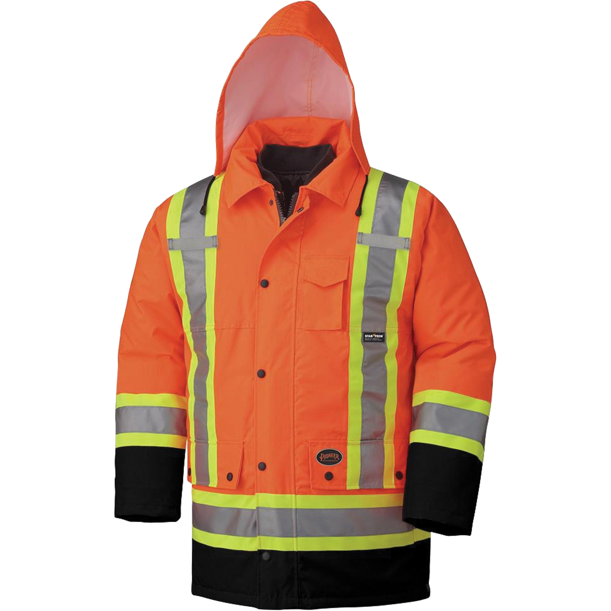 5020BB Manteau imperméable 7 en 1, Orange haute visibilité, Moyen