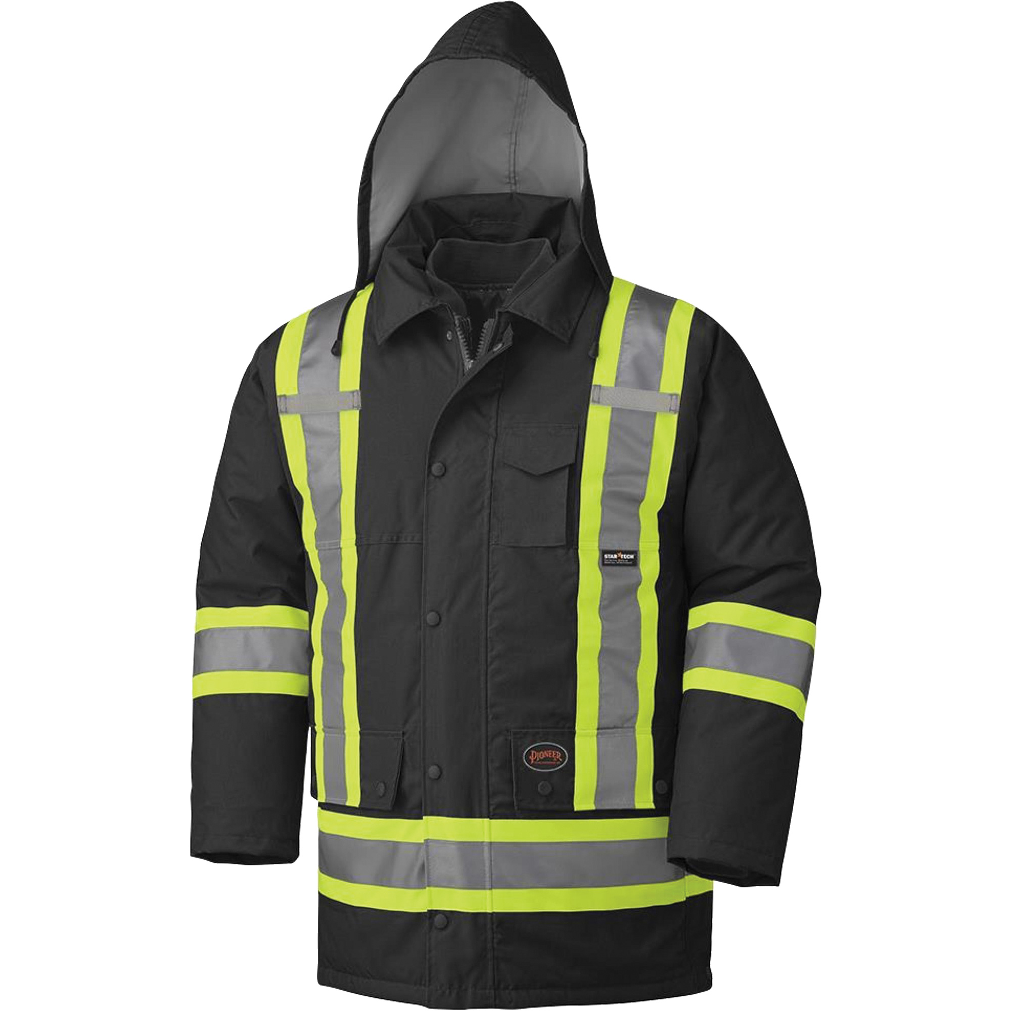 5025 Manteau imperméable 7 en 1, Noir, T-Grand