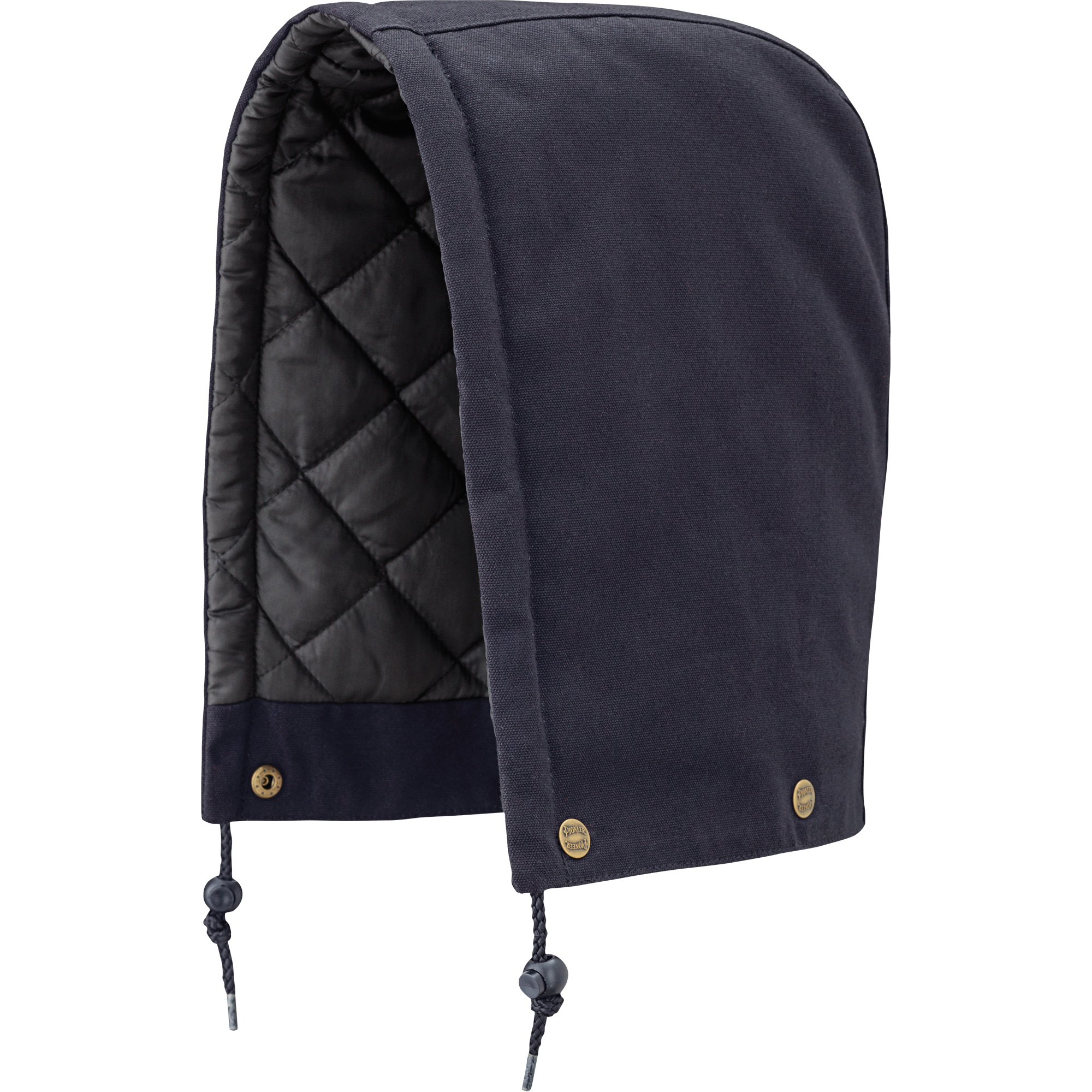 538 Capuchon pour parka, blouson aviateur ou combinaison de sécurité matelassée, Bleu marin, Coton