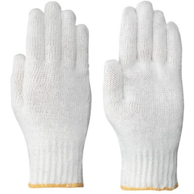 540 Gants doublés en tricot, Poly/coton, Grand