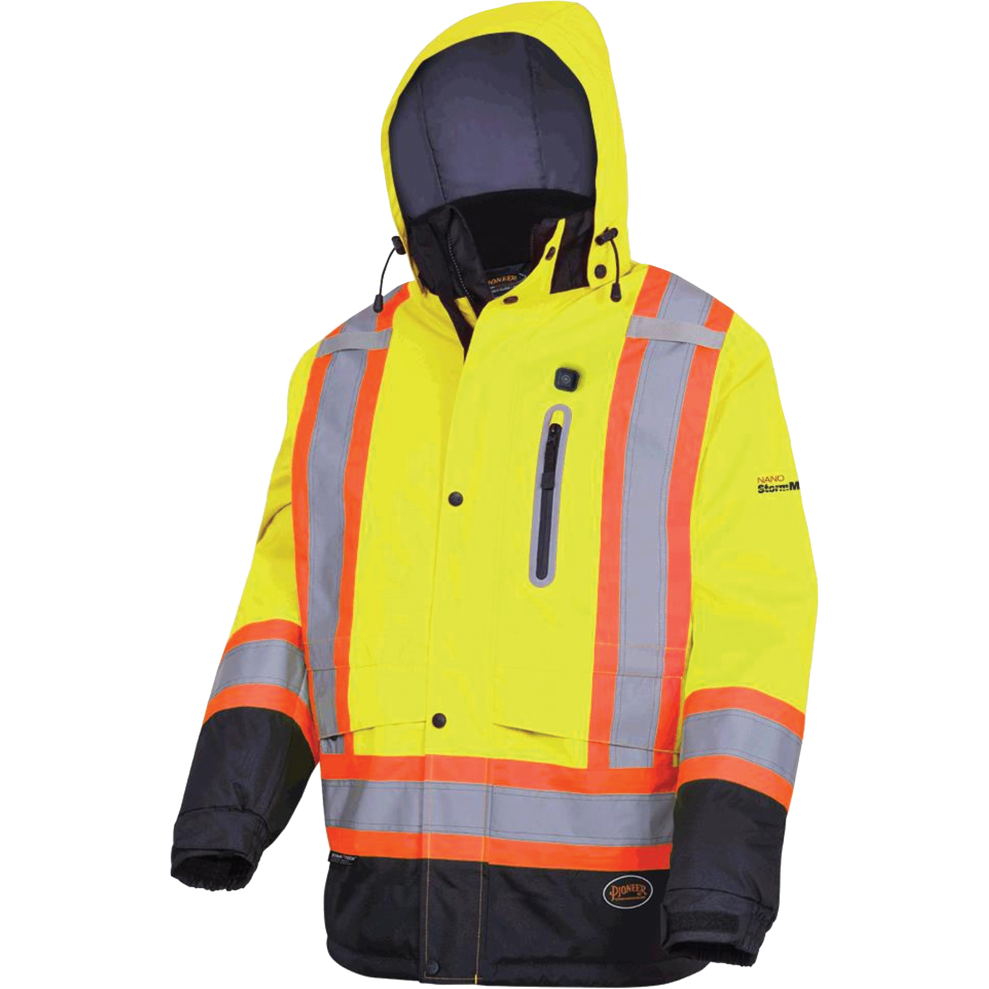 5408 Veste imperméable à isolation thermique, Hommes, T-Grand, Jaune lime haute visibilité