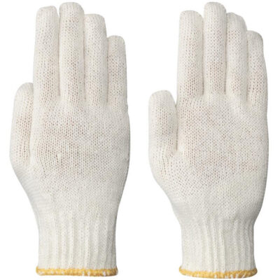 541 Gants doublés en tricot, Poly/coton, T-Grand