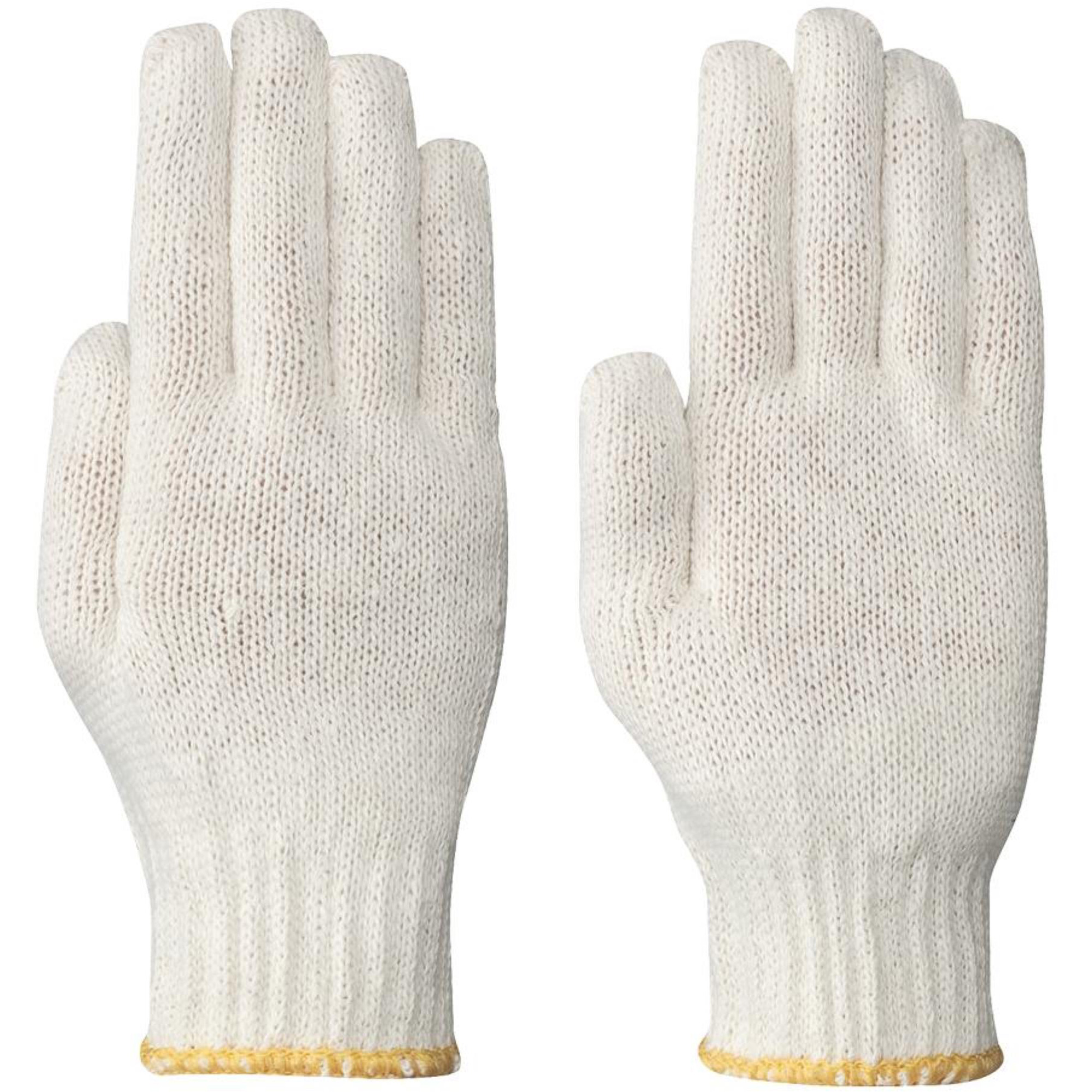 541 Gants doublés en tricot, Poly/coton, T-Grand