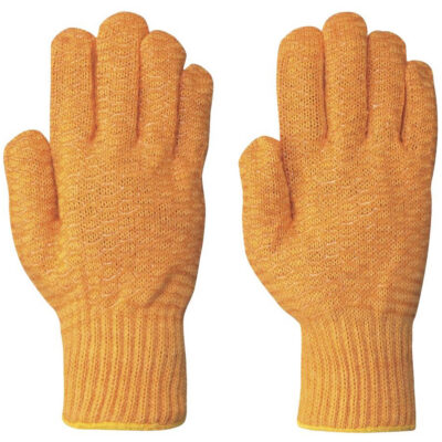 544 Gants en tricot croisé sans couture, Nylon, T-Grand