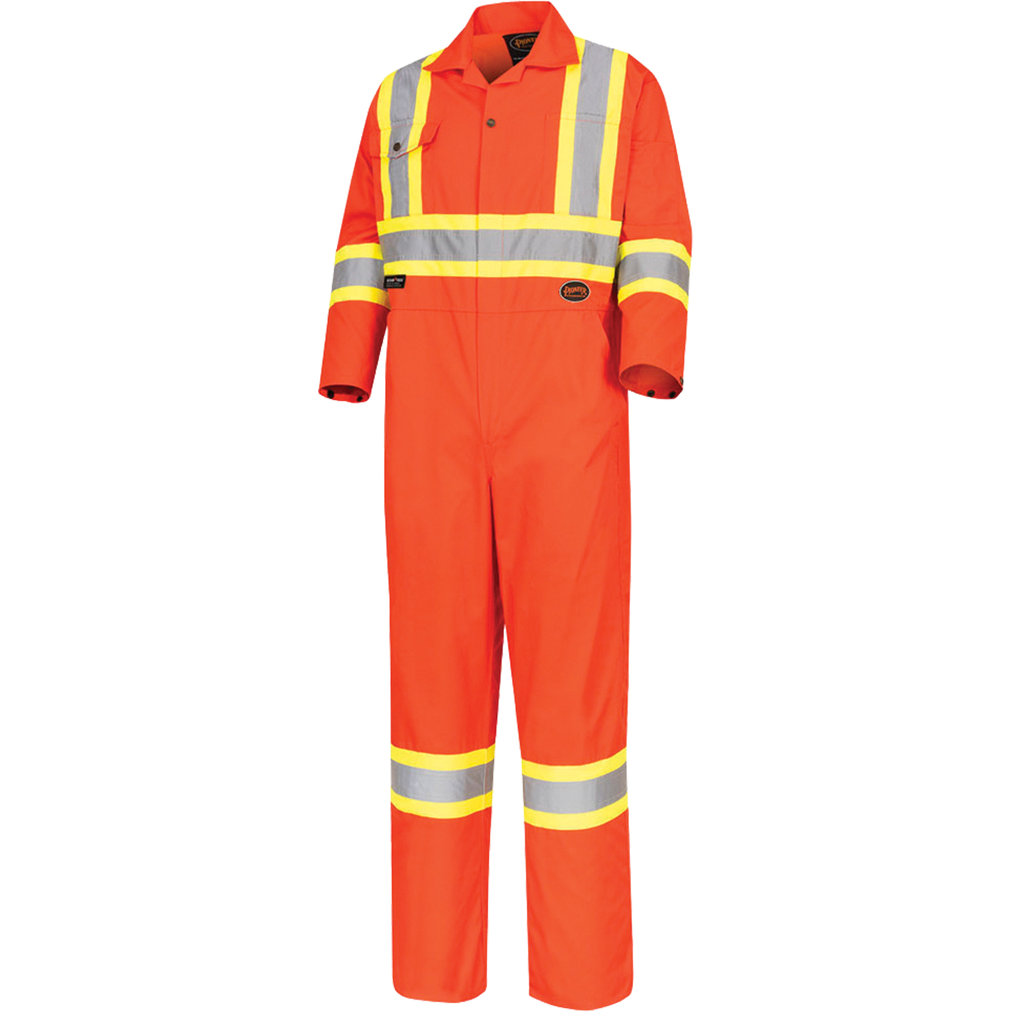 5514 Combinaison de sécurité haute visibilité, 44, Orange haute visibilité