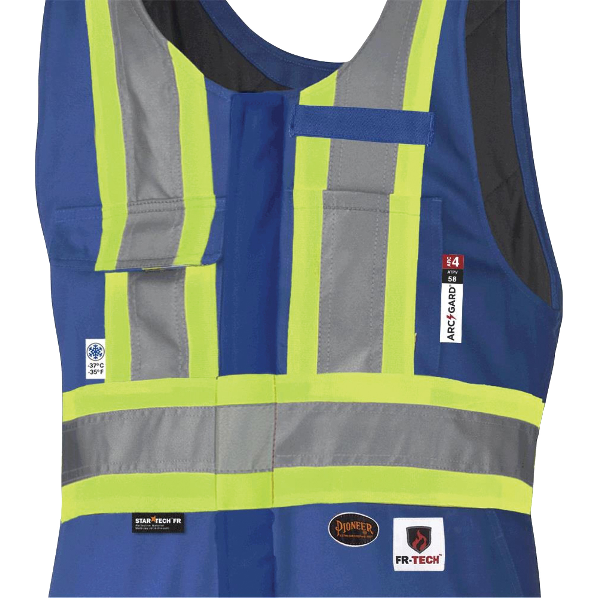 5524A Combinaison de sécurité matelassée ignifuge, 5T-Grand, Bleu royal