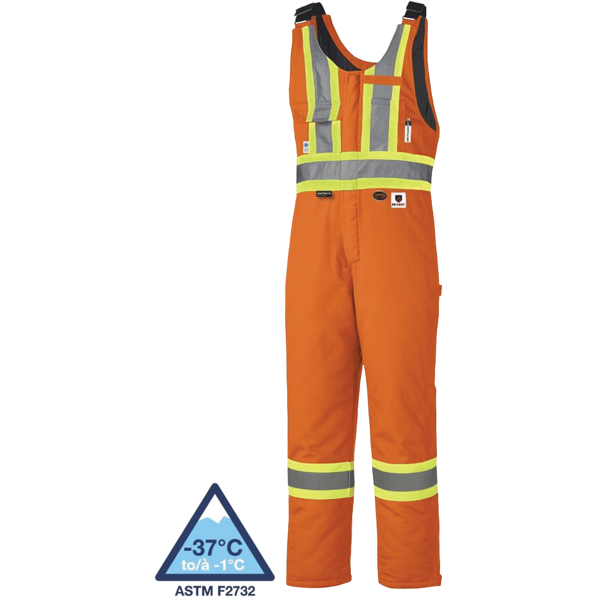 5534A Combinaison de sécurité matelassée ignifuge, 4T-Grand, Orange