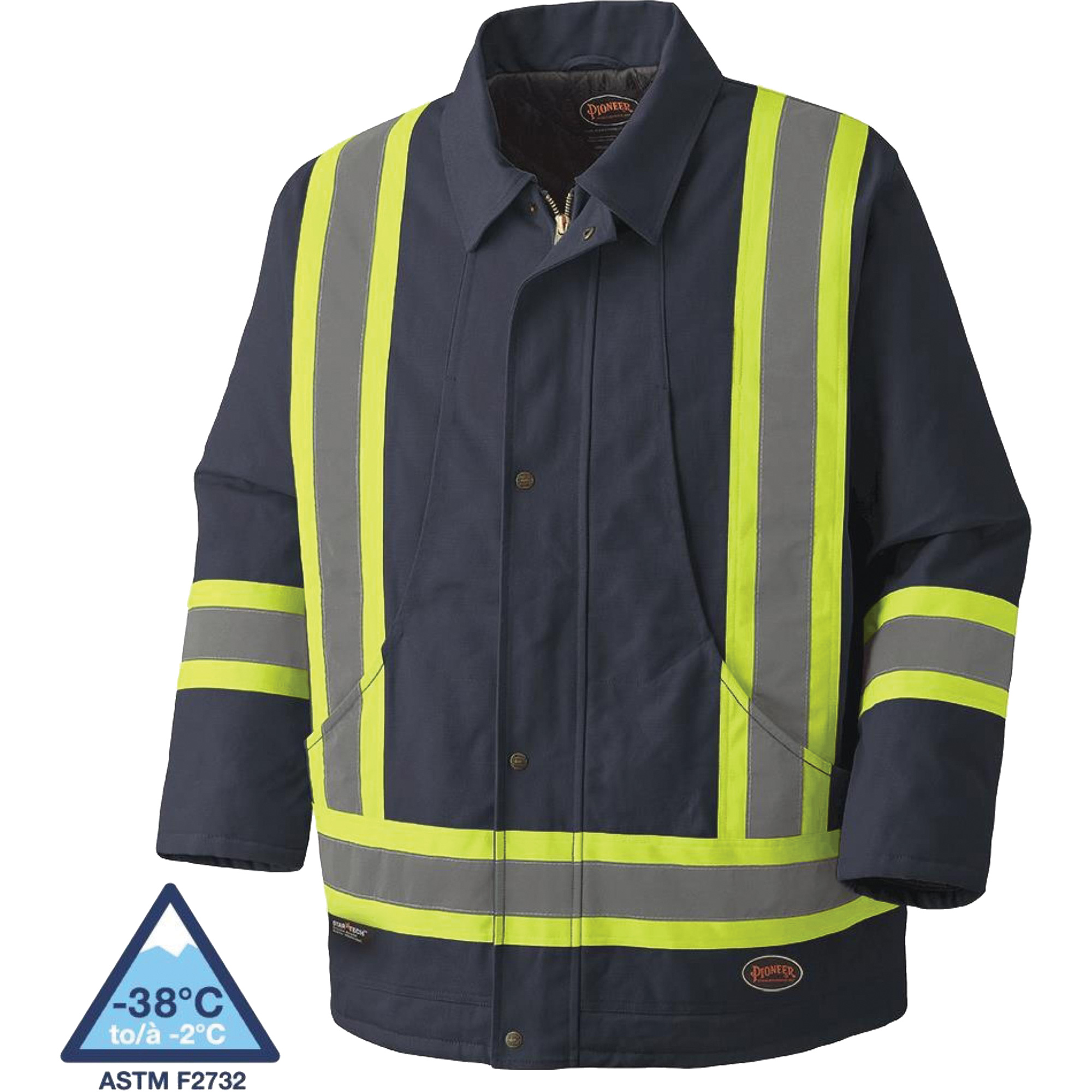 5535A Manteau en toile de coton matelassée, Bleu marin, 4T-Grand