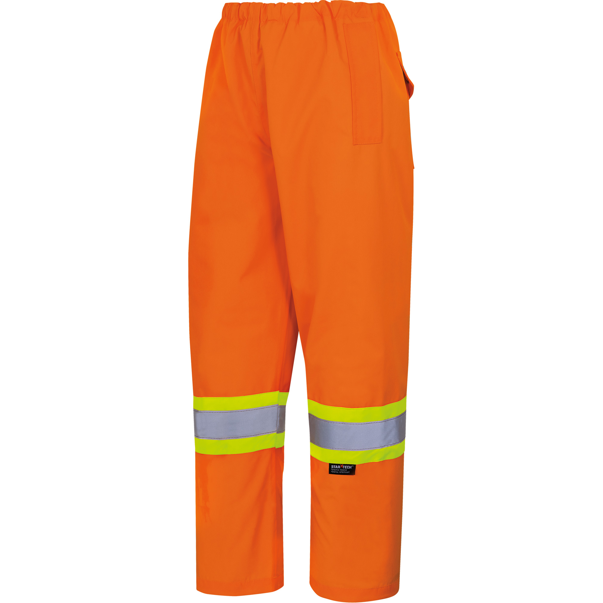 5576 Pantalon de sécurité hydrofuge de 450D, Polyester/Polyuréthane, 4T-Grand, Orange haute visibilité