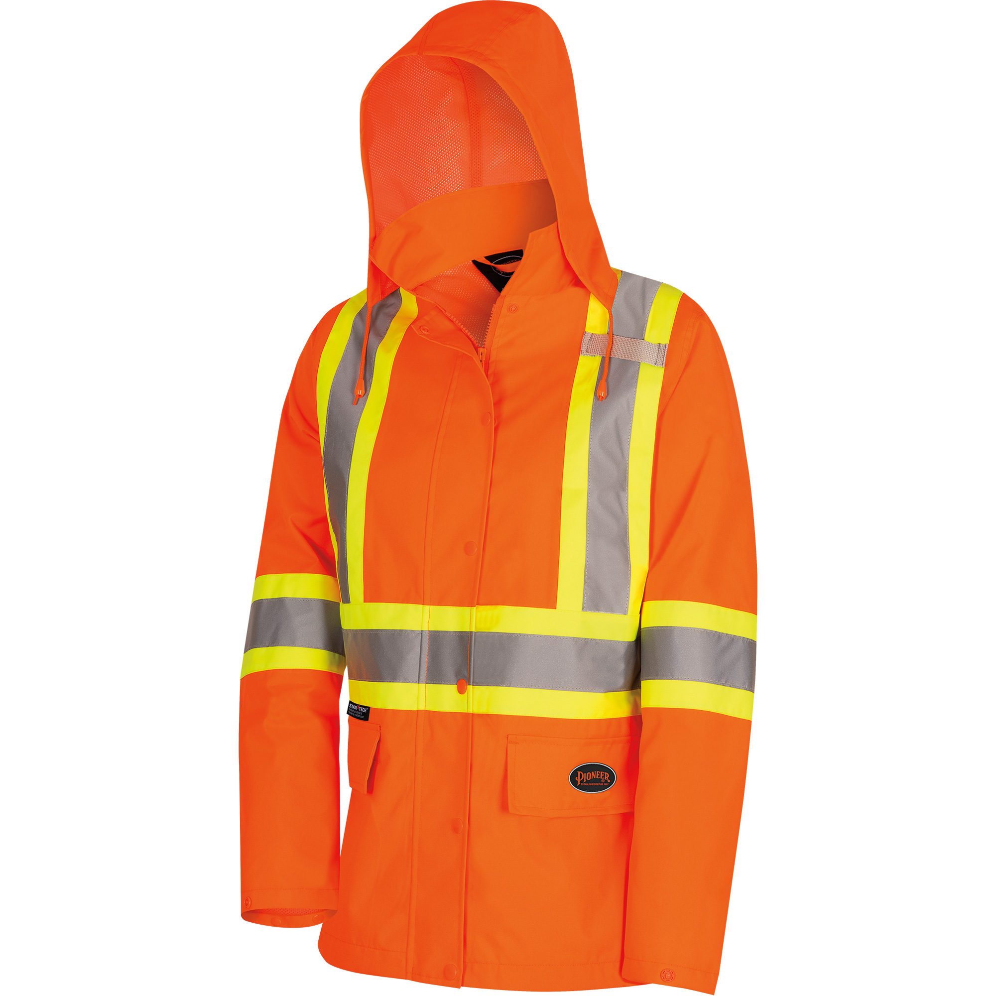 5626W Parka matelassé de sécurité 300D The Rock, Polyester/Polyuréthane, Orange haute visibilité, Grand