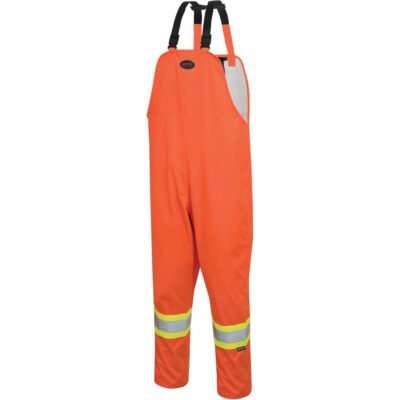 5627 Salopettes The Rock 300D, Polyester, 2T-Grand, Orange haute visibilité
