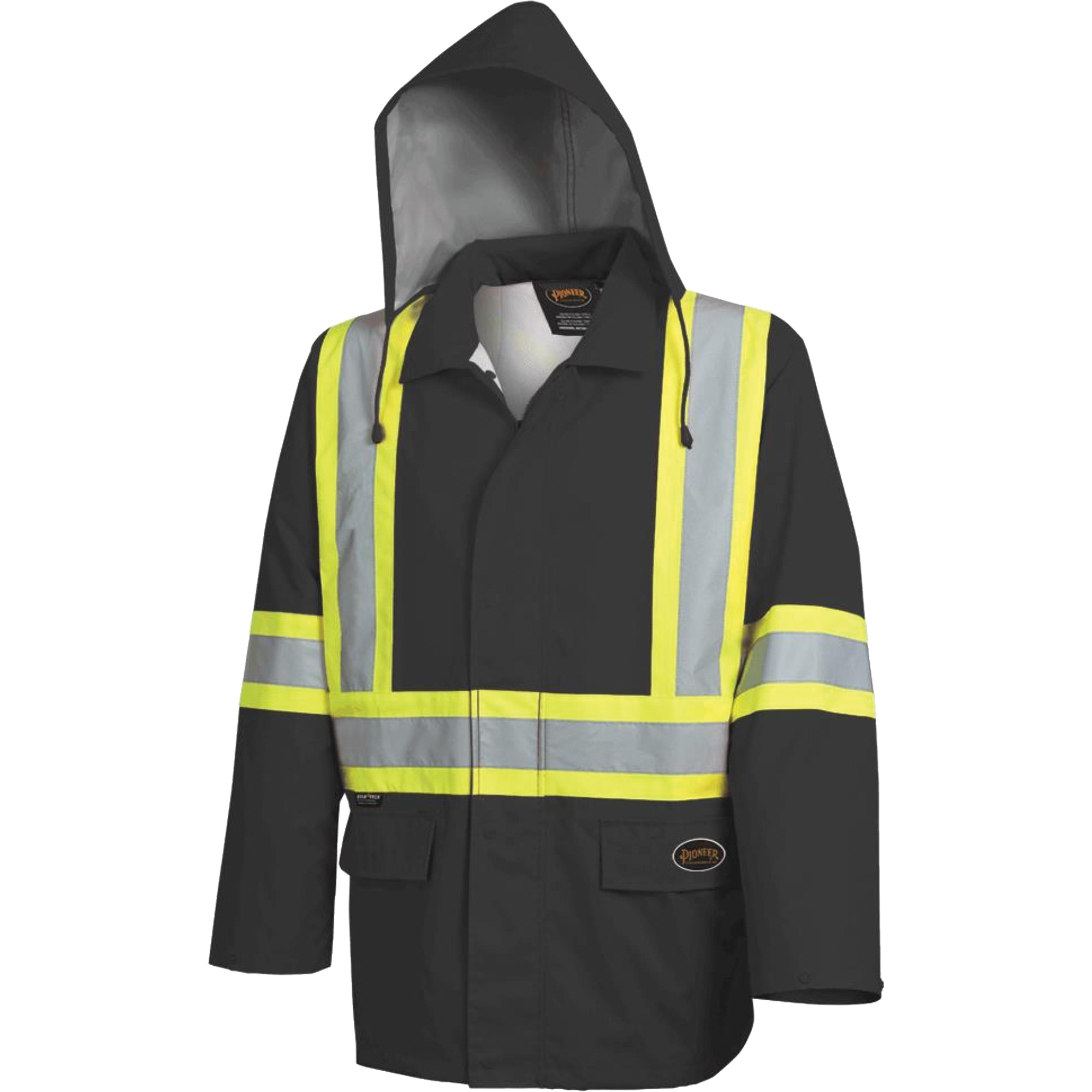 5628BK Veste de sécurité The Rock 300D imperméable, Polyester, Noir, T-Grand