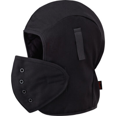 566A Doublure matelassée FR pour casque, Noir, Coton