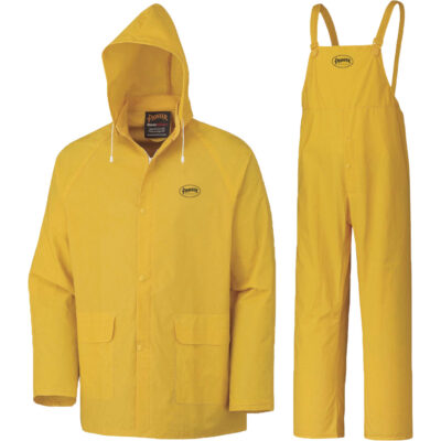 577 Vêtements imperméables 3 morceaux, Polyester/PVC, 6T-Grand, Jaune