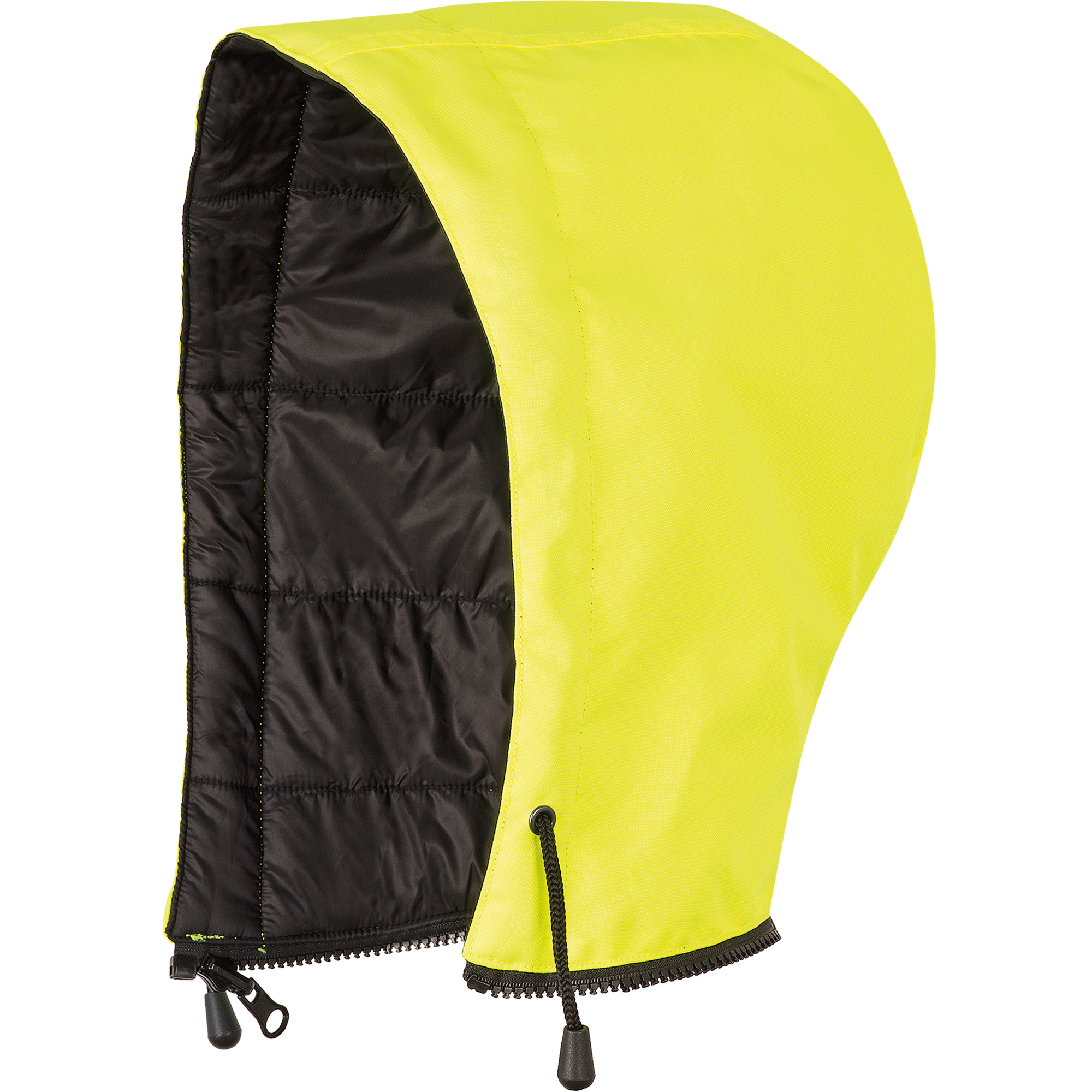 5771H Capuchon pour manteau de sécurité haute visibilité réversible, Jaune lime haute visibilité, Nylon/Polyester
