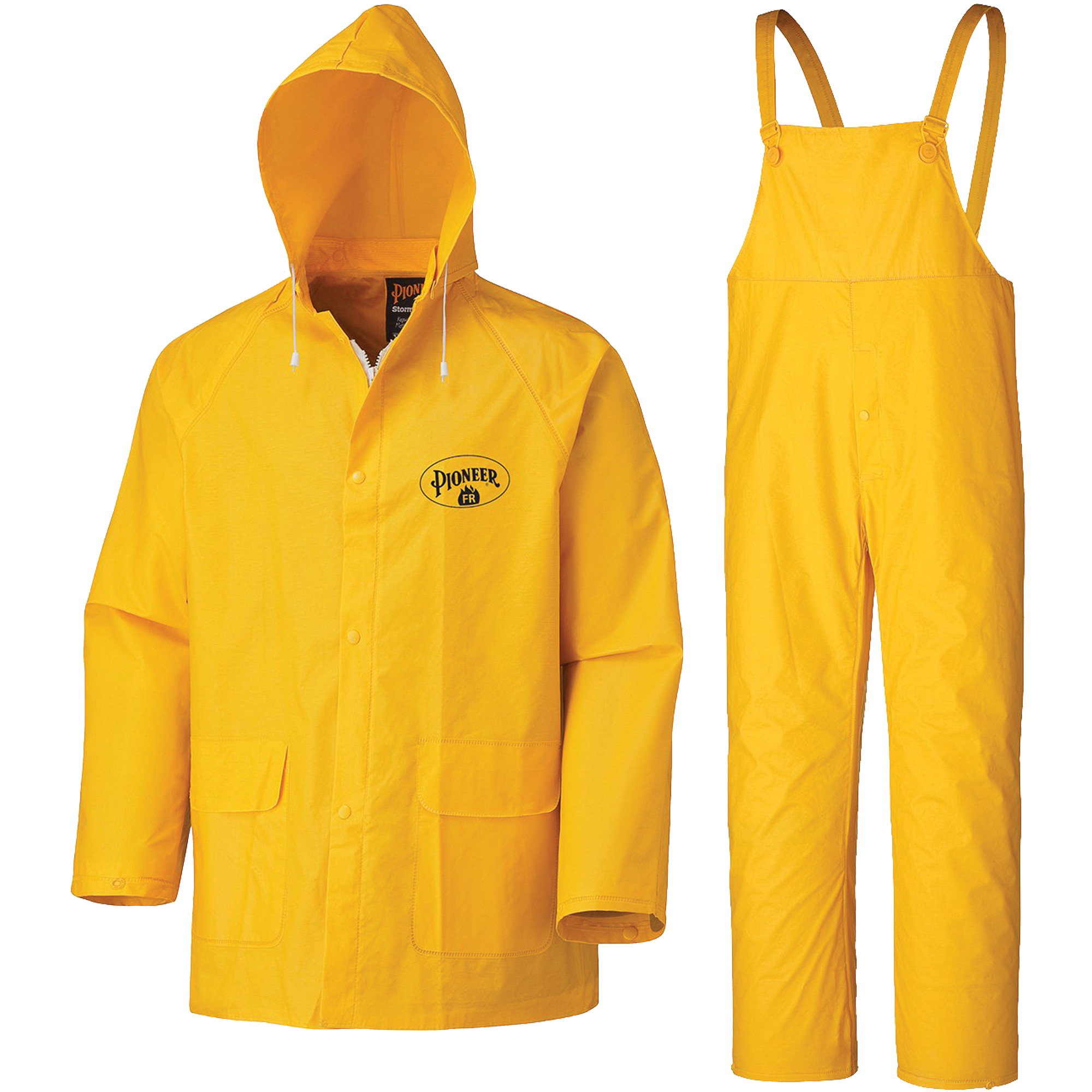 578 Imperméable ignifuge, Moyen, Jaune