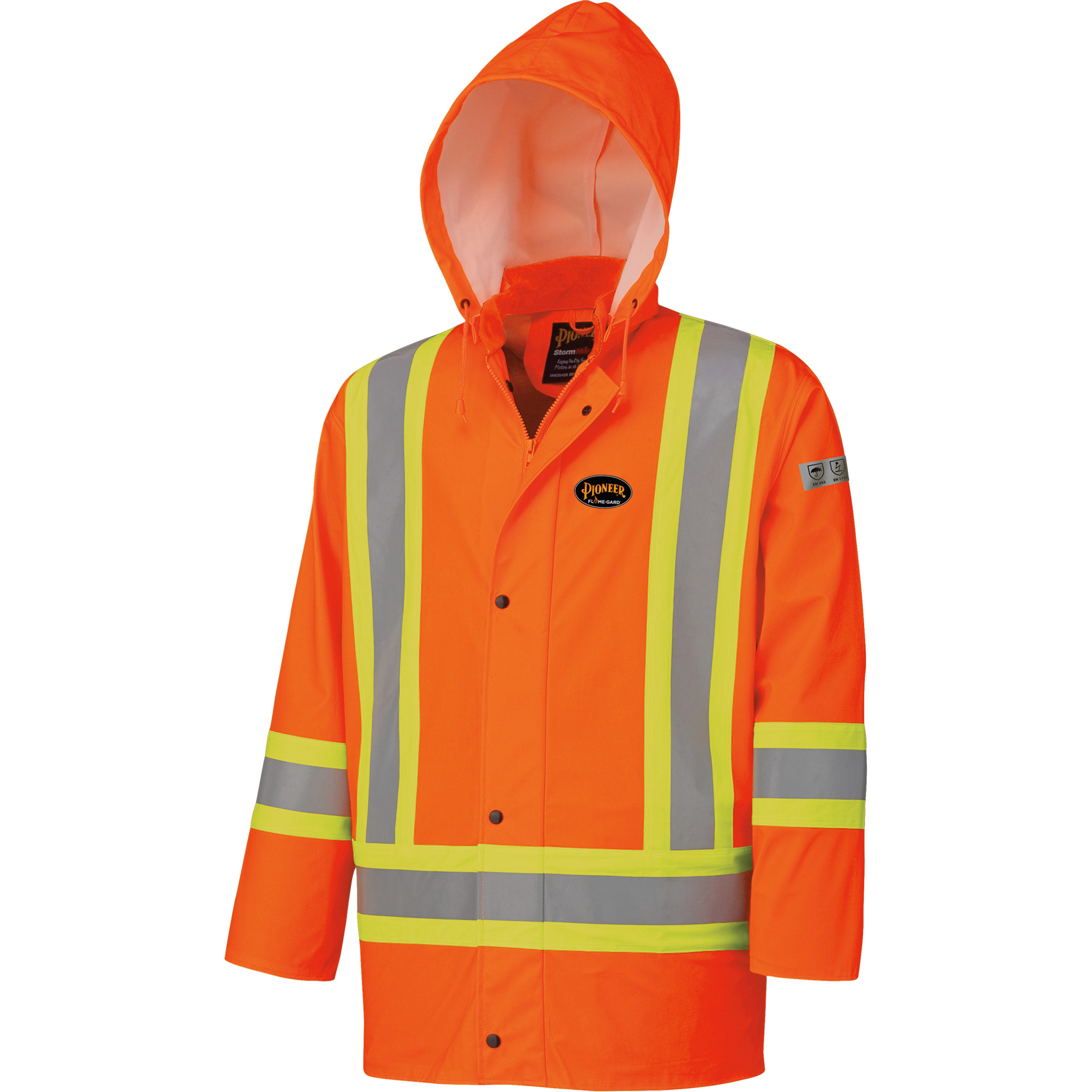 5892 Veste FR imperméable haute visibilité, 6T-Grand, Orange haute visibilité