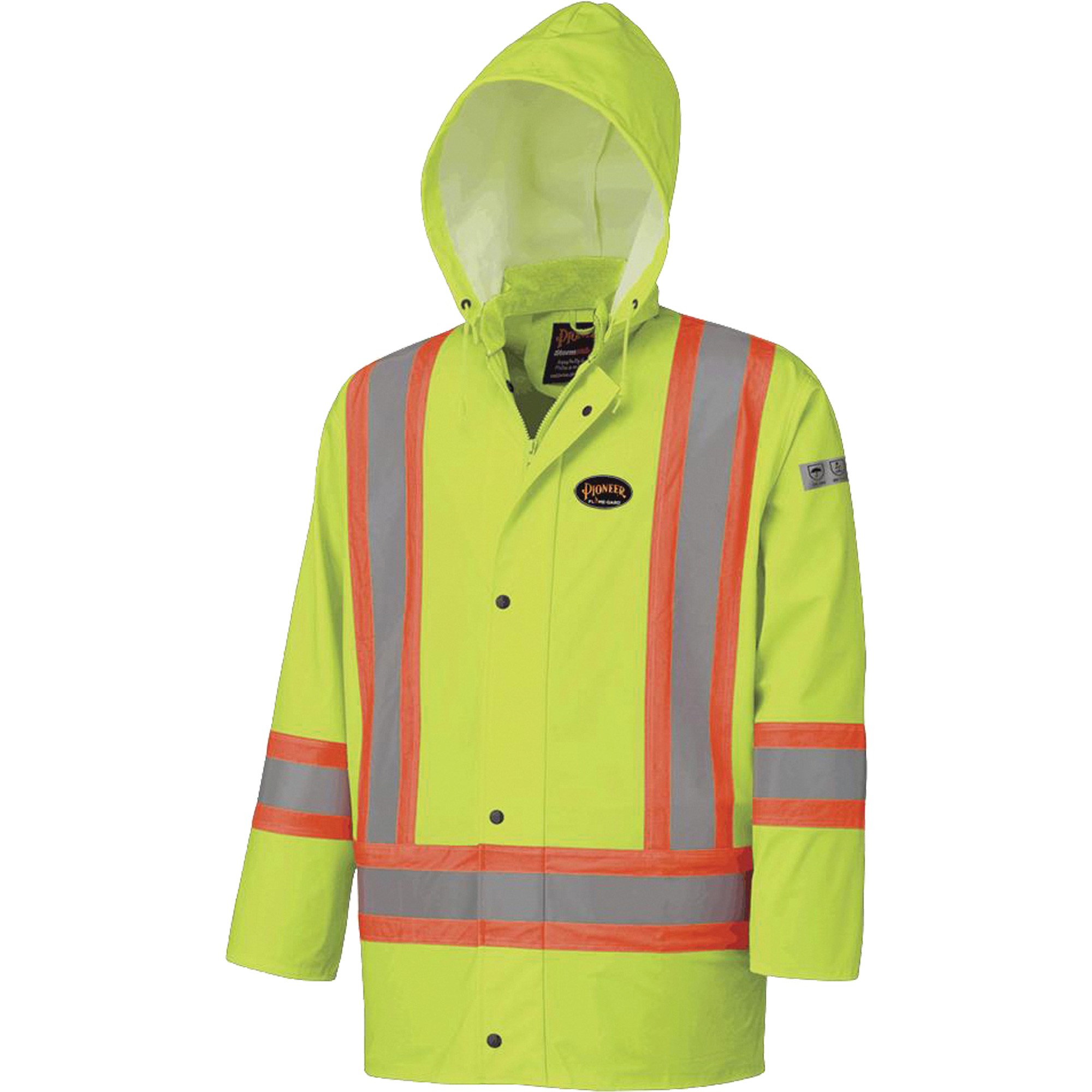 5894 Veste imperméable résistant à la flamme, T-petit, Jaune lime haute visibilité