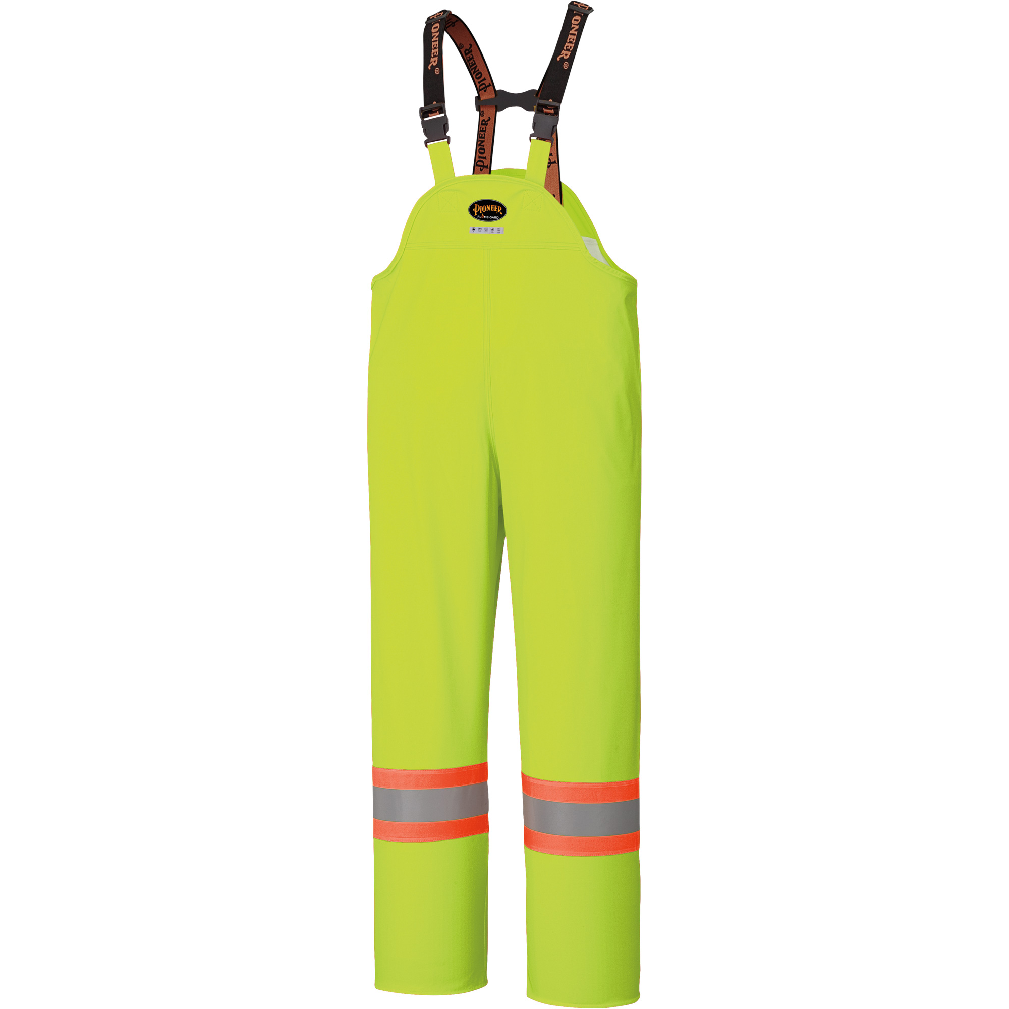 5895 Salopettes extensibles imperméables et ignifuges, T-petit, Jaune lime haute visibilité