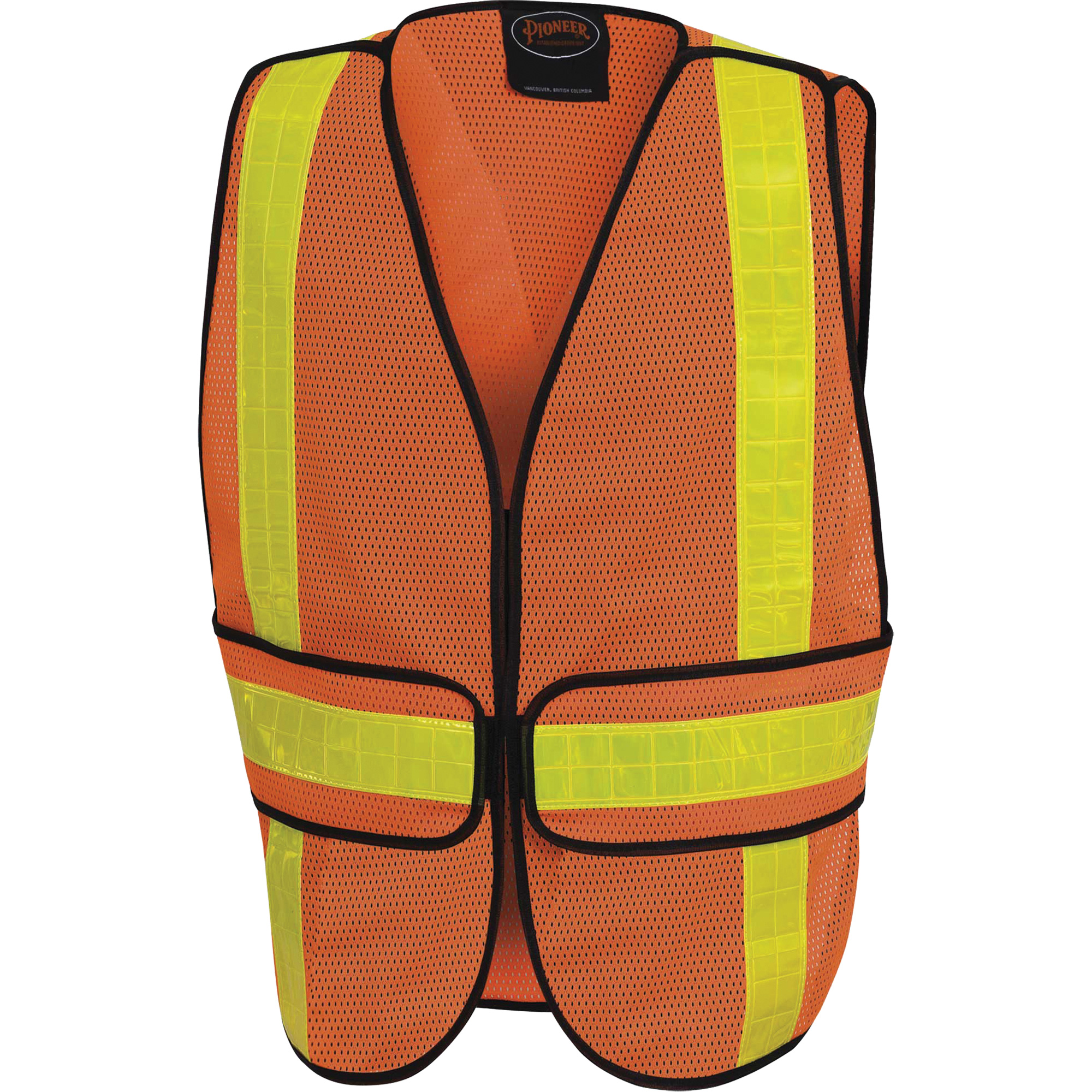 592A Veste de sécurité à maille polyvalente, Orange haute visibilité, Polyester