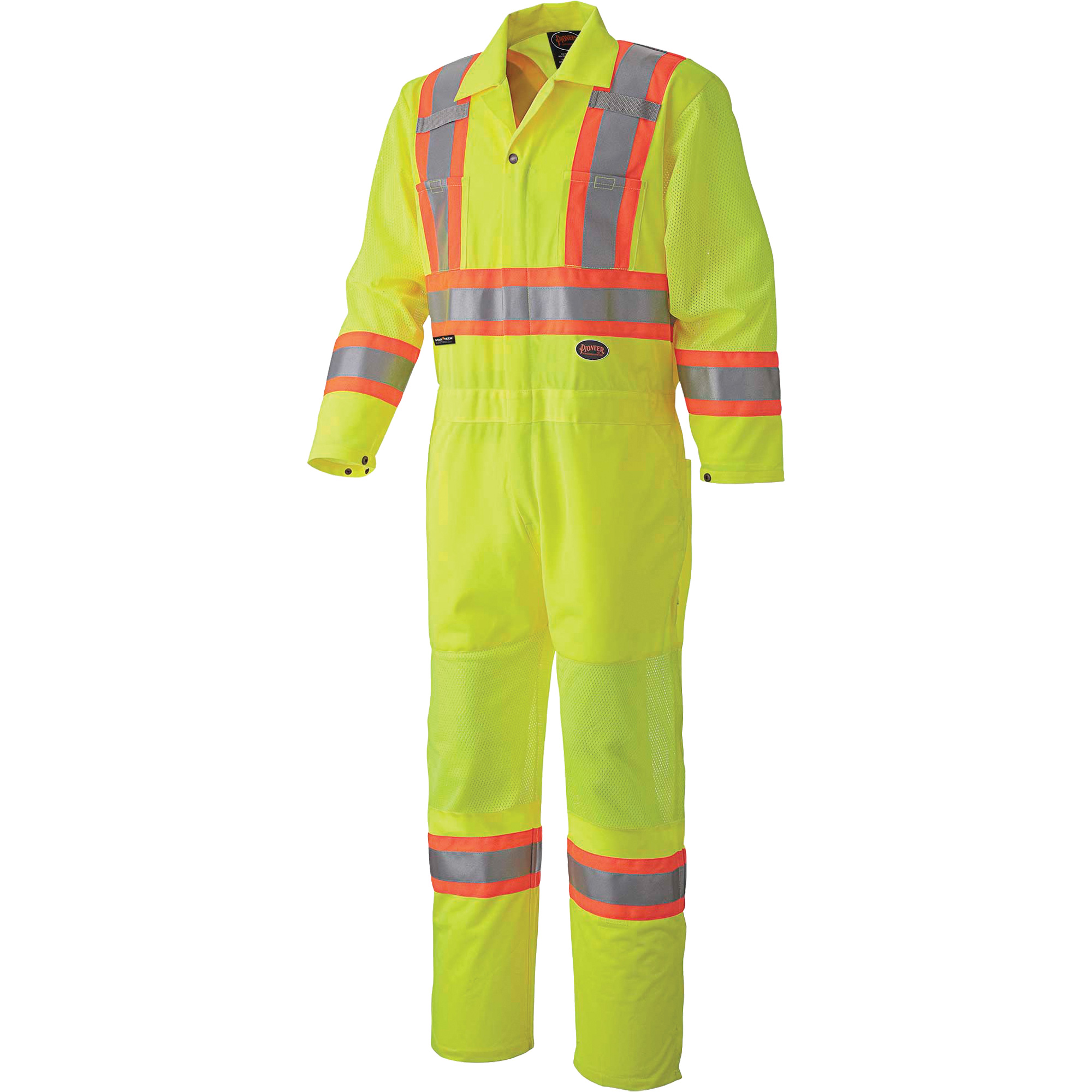 5999A Combinaison de sécurité routière, 5T-Grand, Jaune lime haute visibilité