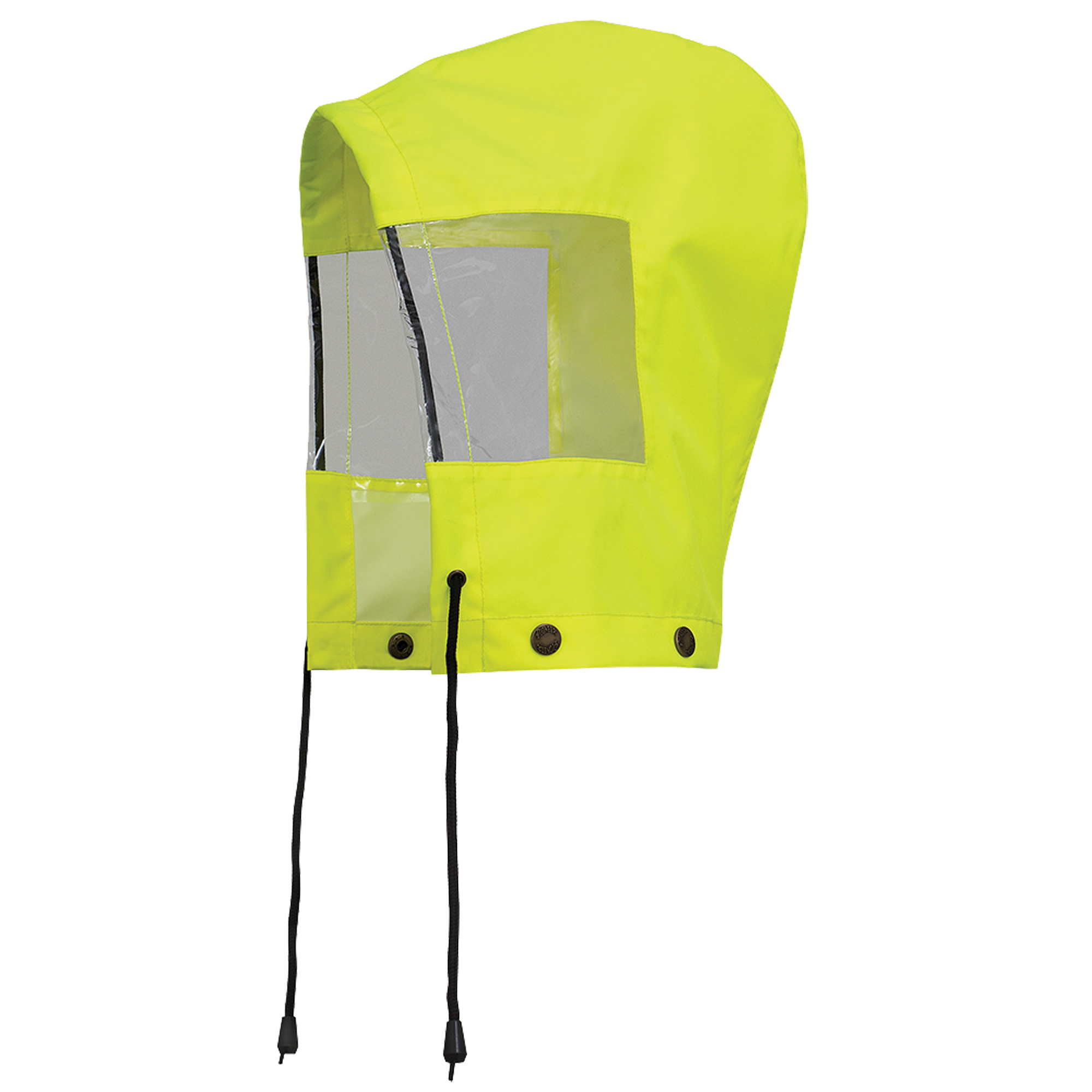 6037H Capuchon pour manteau de sécurité imperméable pour le contrôle de la circulation, Jaune lime haute visibilité, Polyester
