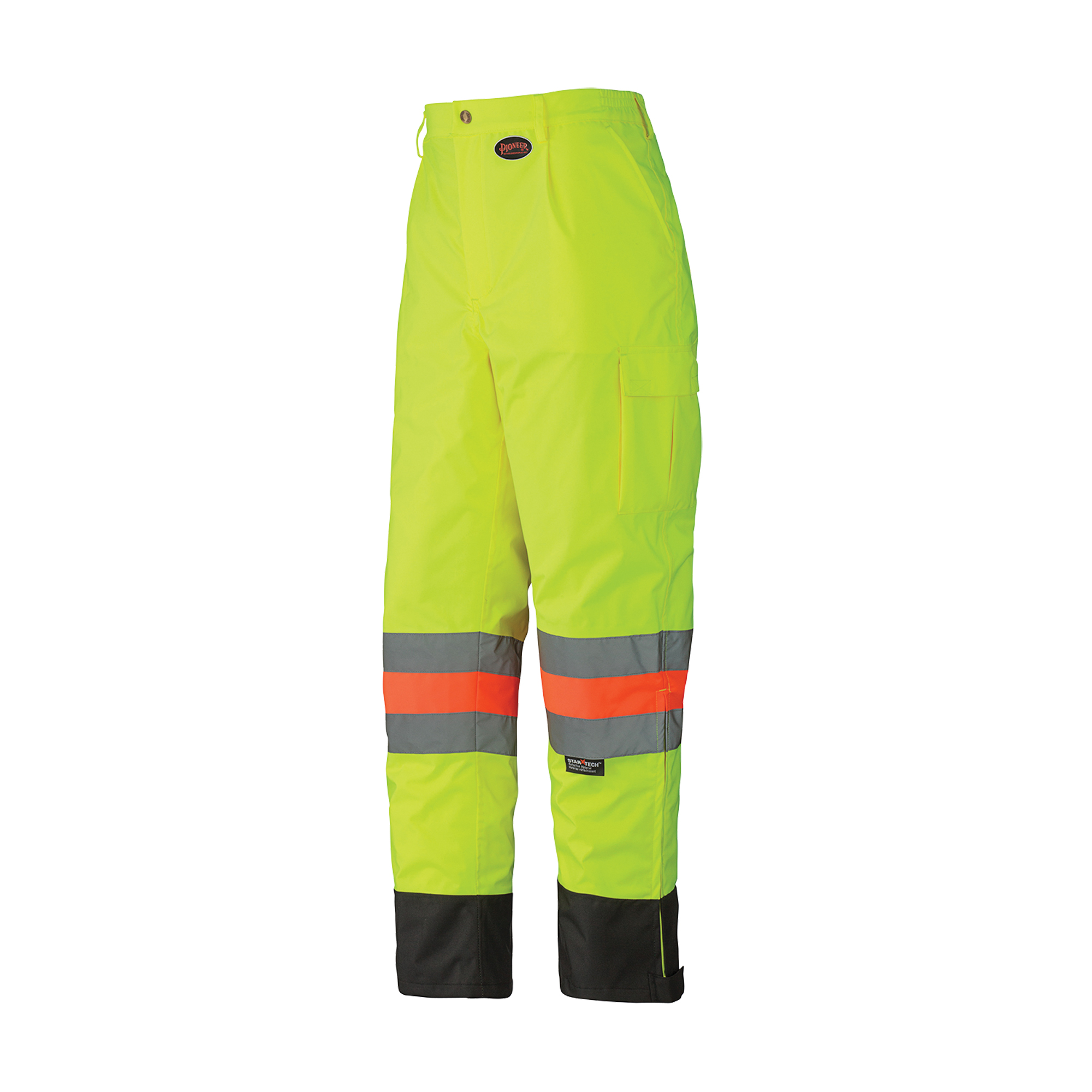 6039 Pantalon de sécurité imperméable pour le contrôle de la circulation, Polyester, 3T-Grand, Jaune lime haute visibilité