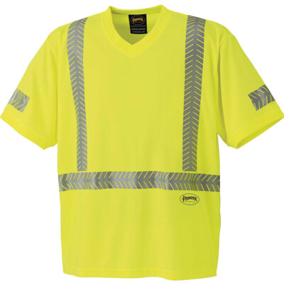 6901 Chandail de sécurité ultra frais et ultra respirant, 4T-Grand, Jaune lime haute visibilité