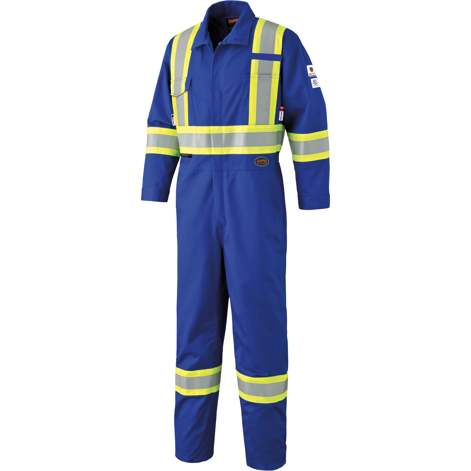 7704T Combinaison anti-arc électrique FR-TechMD, Taille 58 (grand taille), Bleu royal, 10 cal/cm²