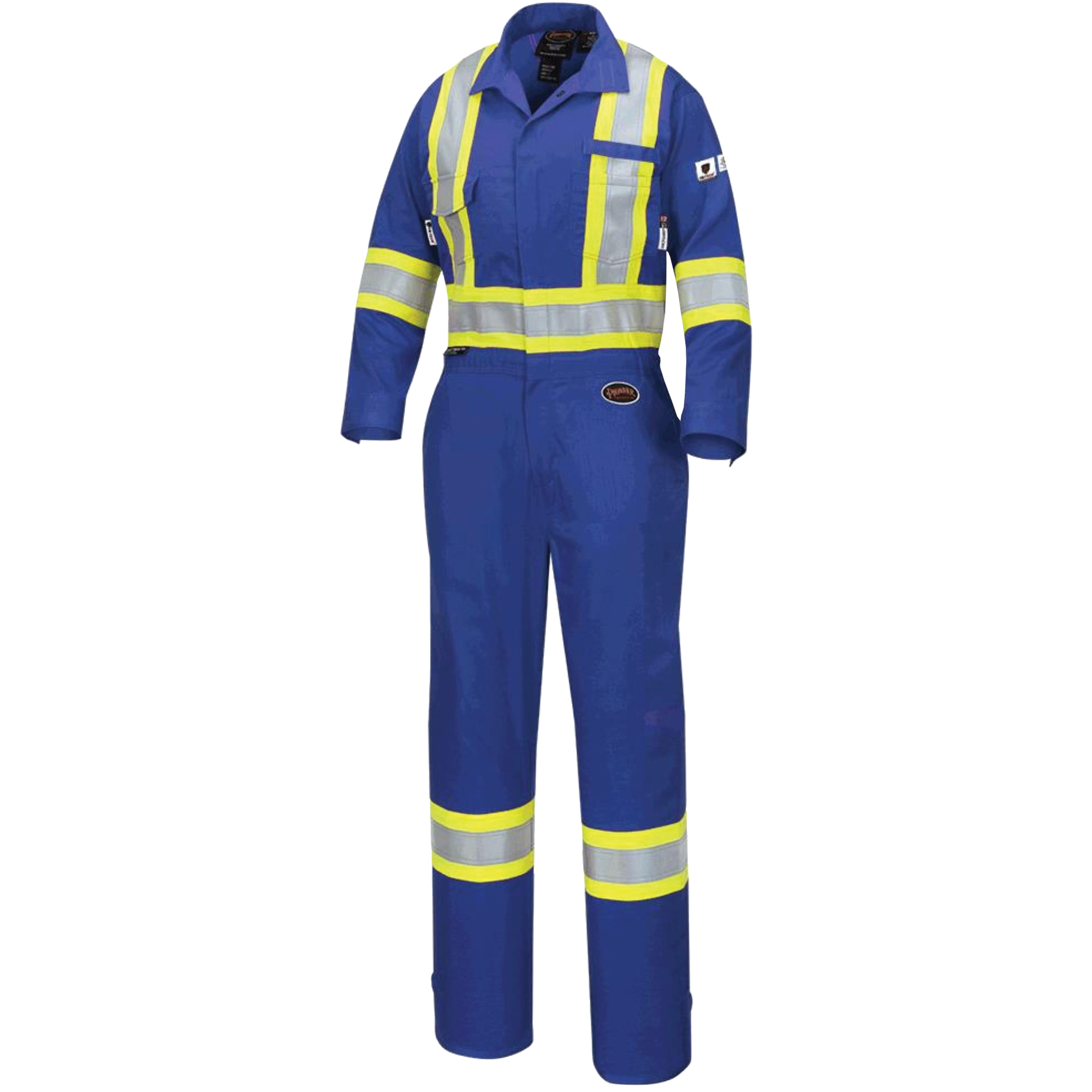 7704W Combinaison FR-TechMD ignifuge/contre les arcs pour femme, Taille T-petit, Bleu royal, 10 cal/cm²