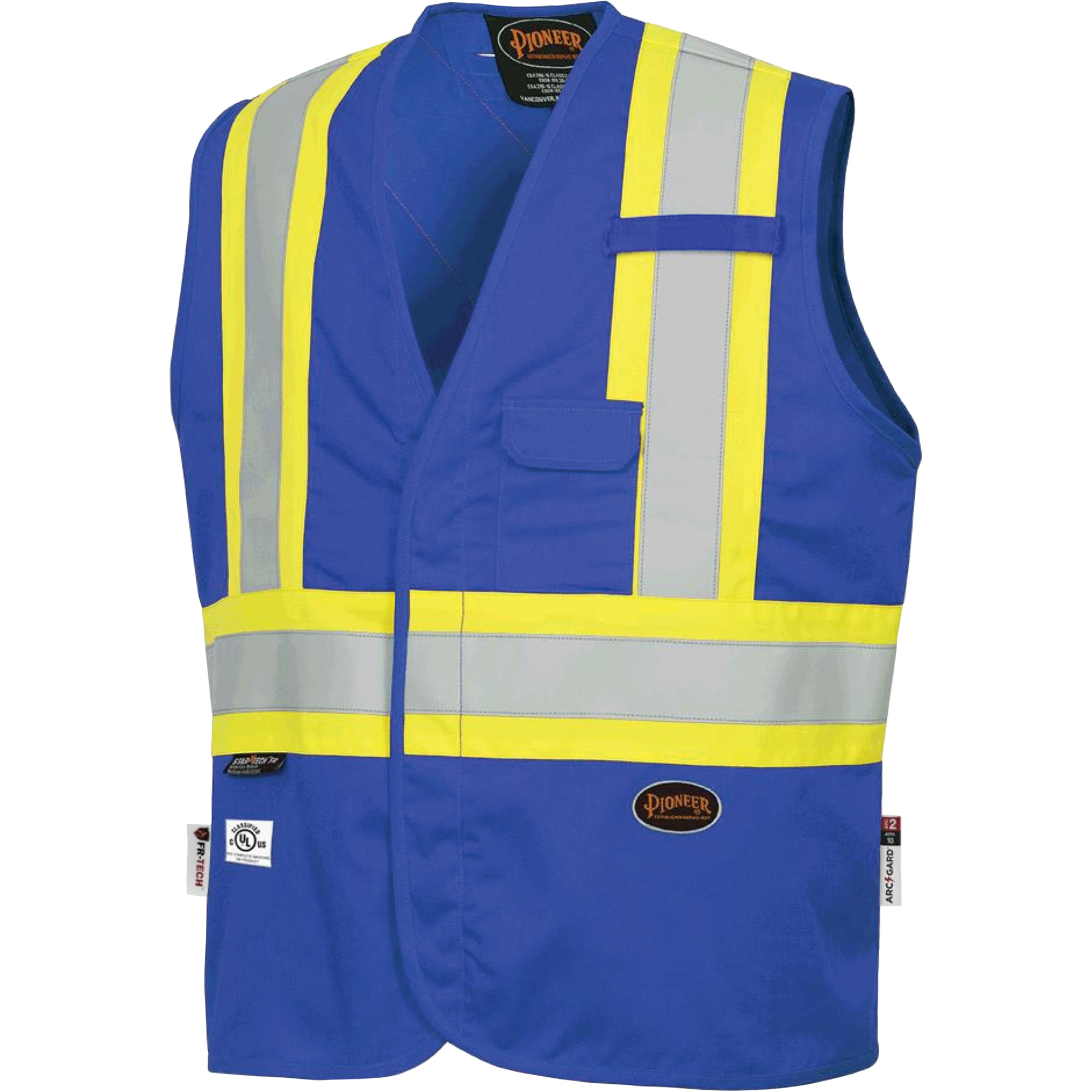 7730 Veste résistante aux arcs électriques FR-TechMD, 4T-Grand, Bleu royal, 10 cal/cm²
