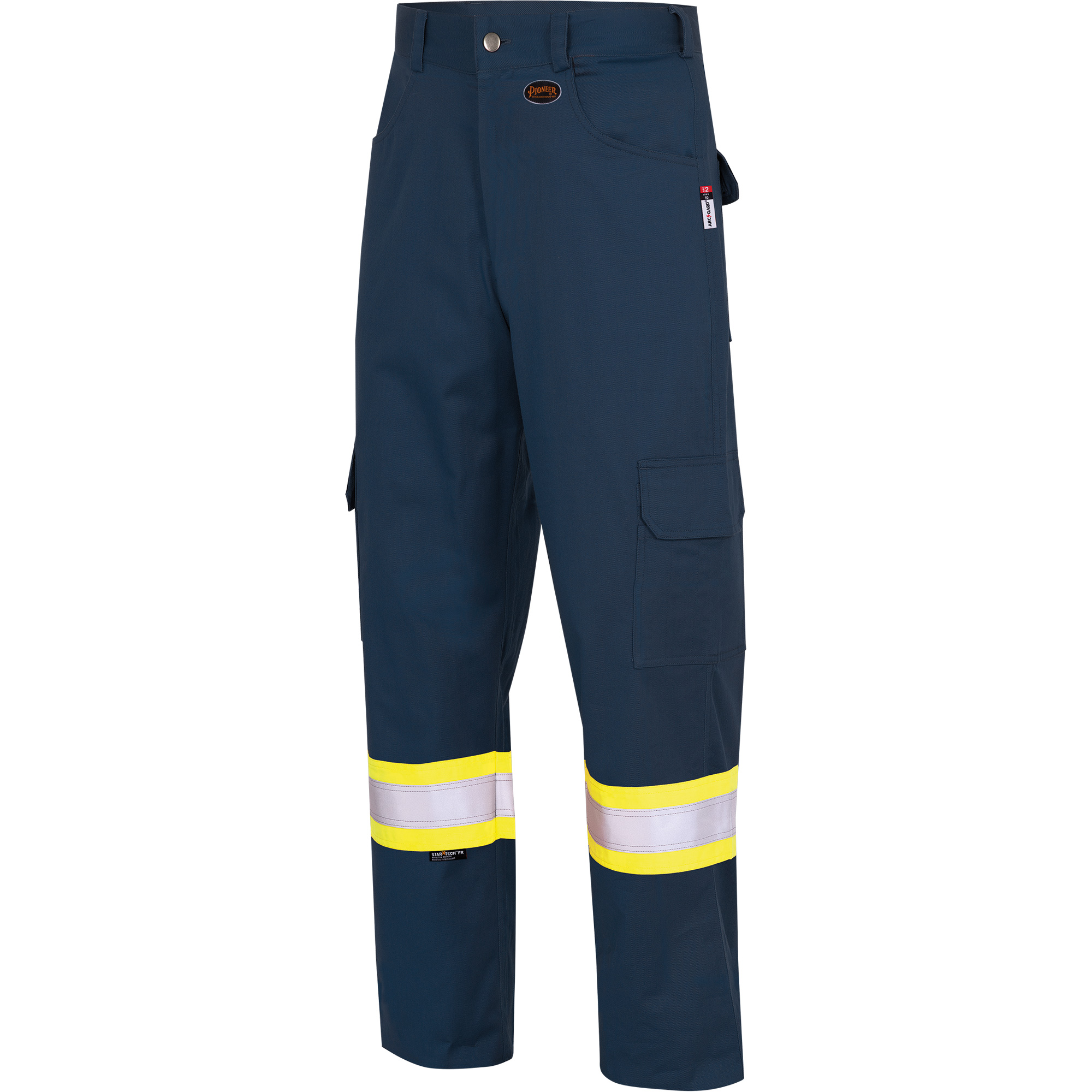 7764 Pantalons de sécurité ignifuges et résistants aux arcs électriques à haute visibilité 88/12 FR-TechMD, 30, x 32, Bleu marin