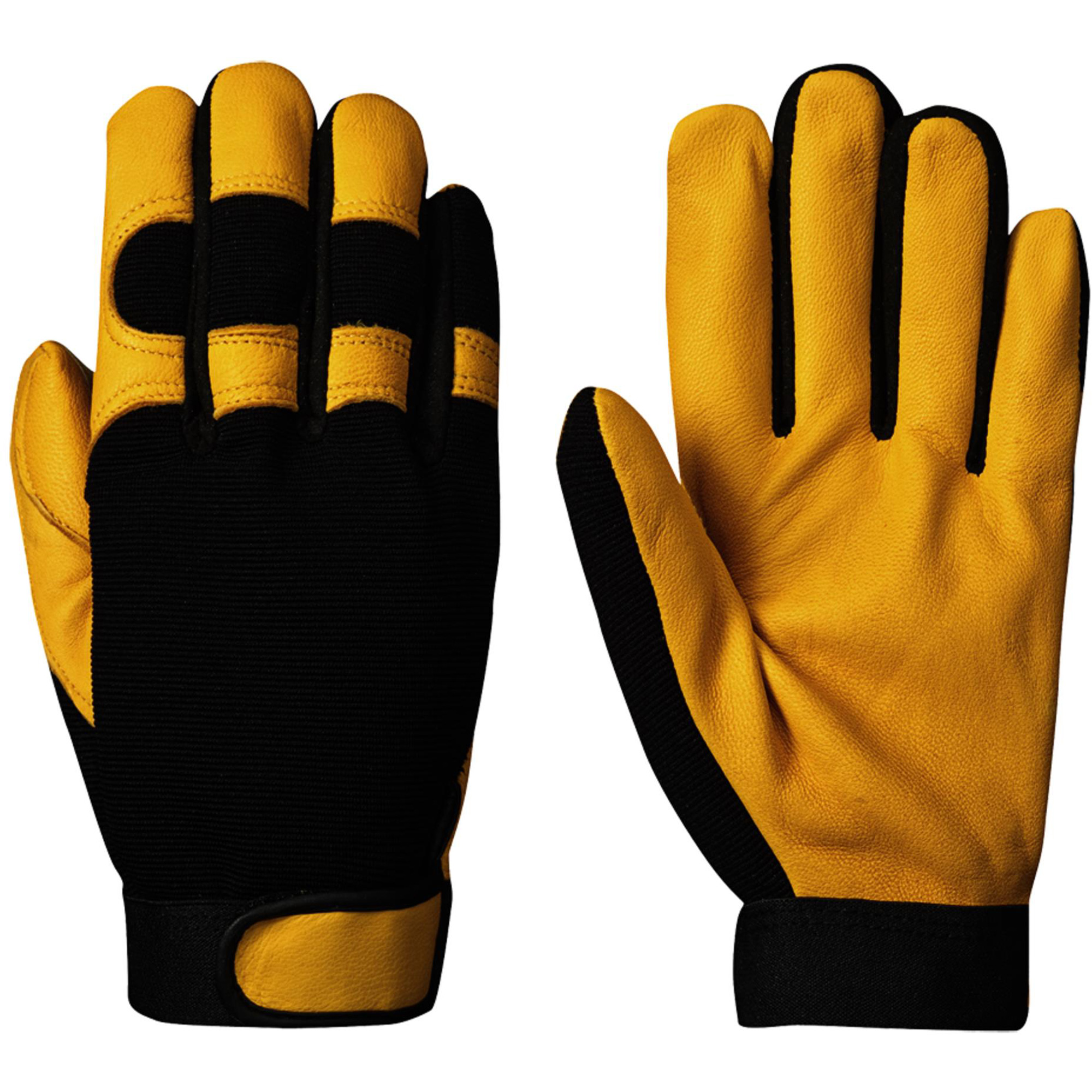 890 Gants ergonomiques de mécanicien, Paume Cuir fleur de chèvre, Taille Petit