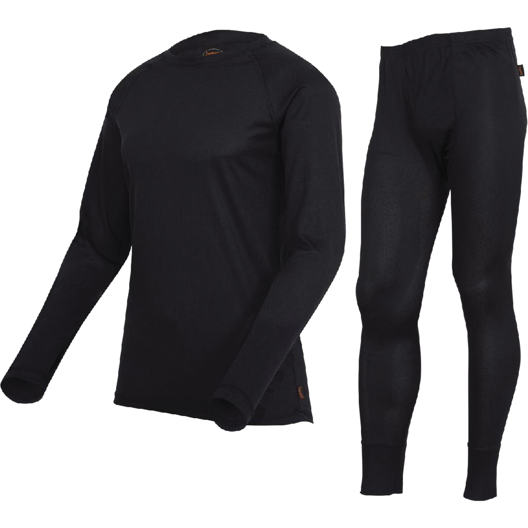 D2200A Ensemble de sous-vêtements à séchage rapide et évacuation de l'humidité de première qualité, Hommes, 4T-Grand, Noir