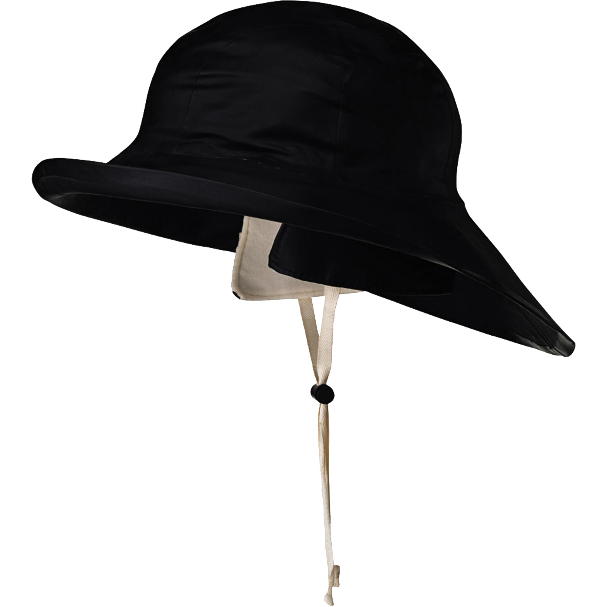 D5050 Chapeau Sou'wester traditionnel noir Dry KingMD, Petit, Noir, Caoutchouc